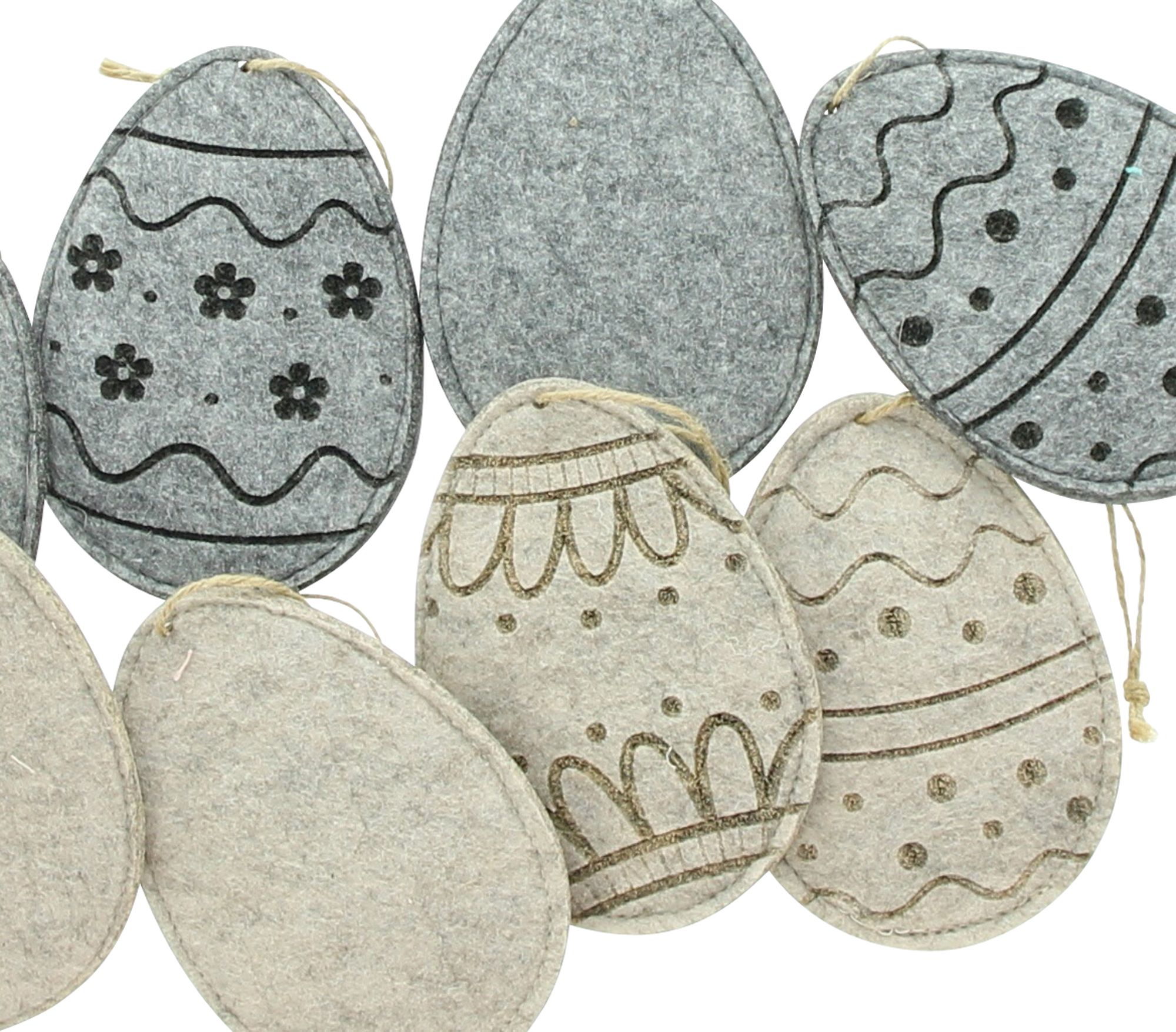 Filzhänger "Osterei", 8er Set im Frank Flechtwaren Online Shop für Ostern kaufen Filzhänger "Osterei", 8er Set im Frank Flechtwaren Online Shop für Ostern kaufen