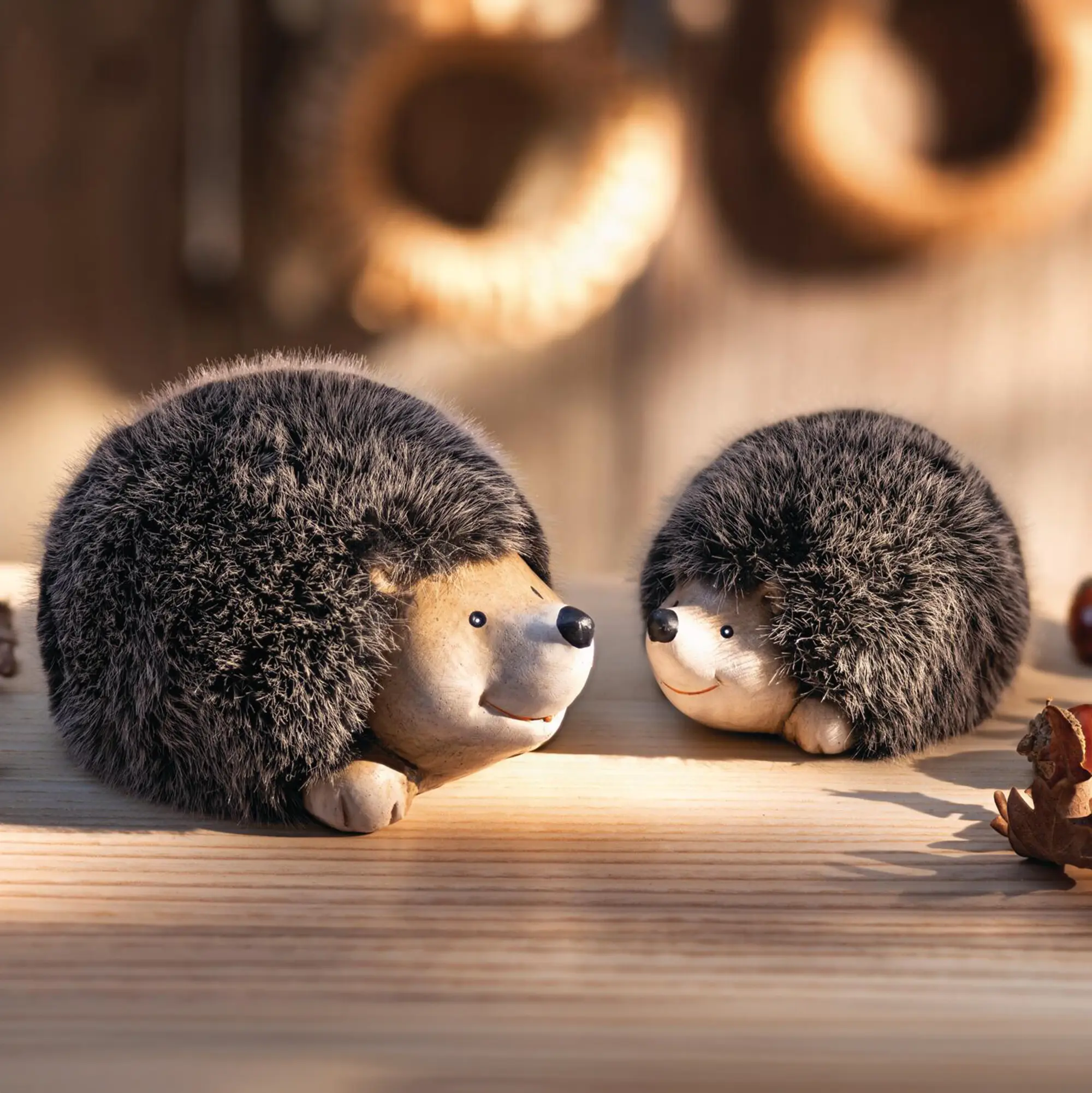 Deko-Figur "Igel", 2er Set  im Frank Flechtwaren Online Shop kaufen