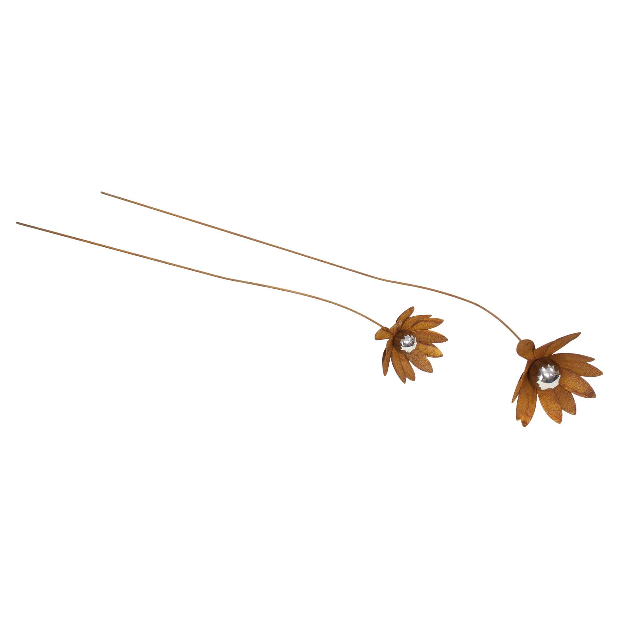 Gartenstecker "Blume", 2er Set im Frank Flechtwaren Online Shop für Gartenstecker kaufen Gartenstecker "Blume", 2er Set im Frank Flechtwaren Online Shop für Gartenstecker kaufen