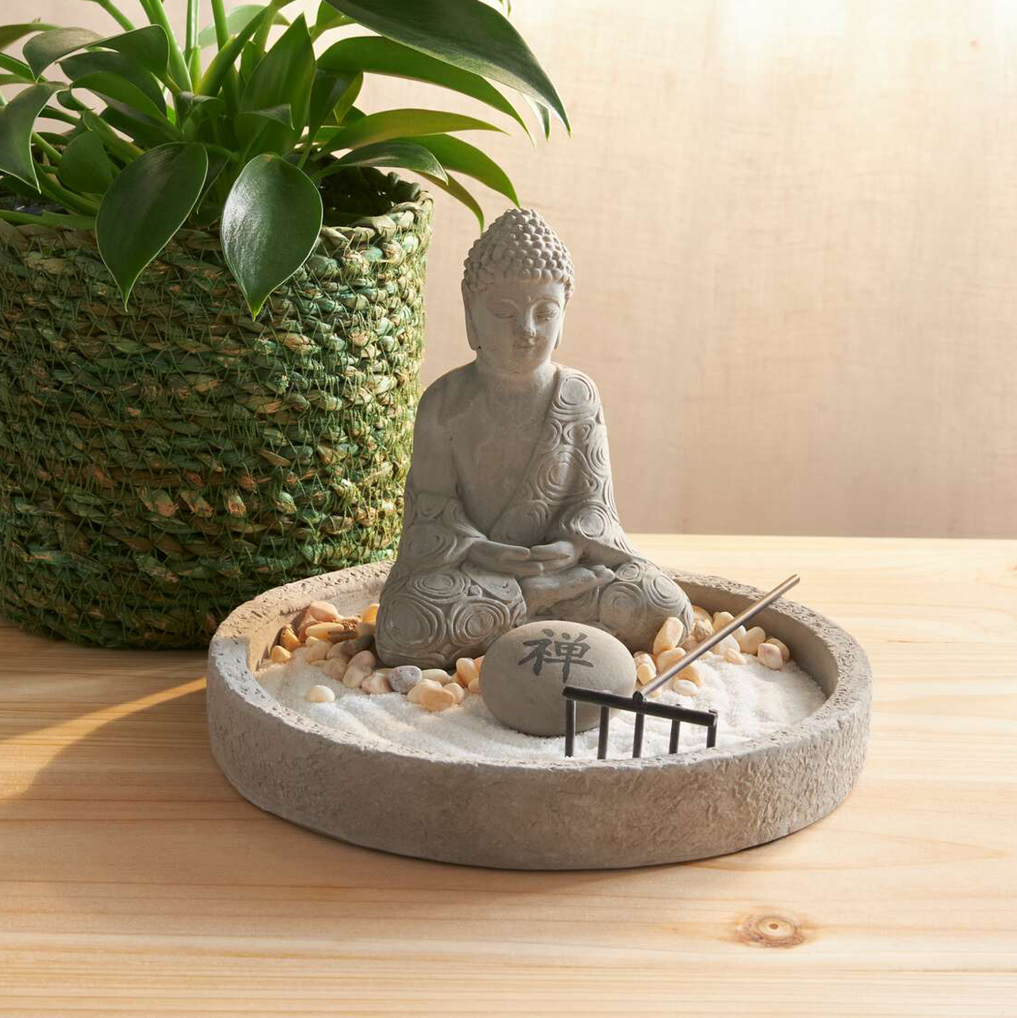 Buddha "Zen-Garten"  im Frank Flechtwaren Online Shop kaufen