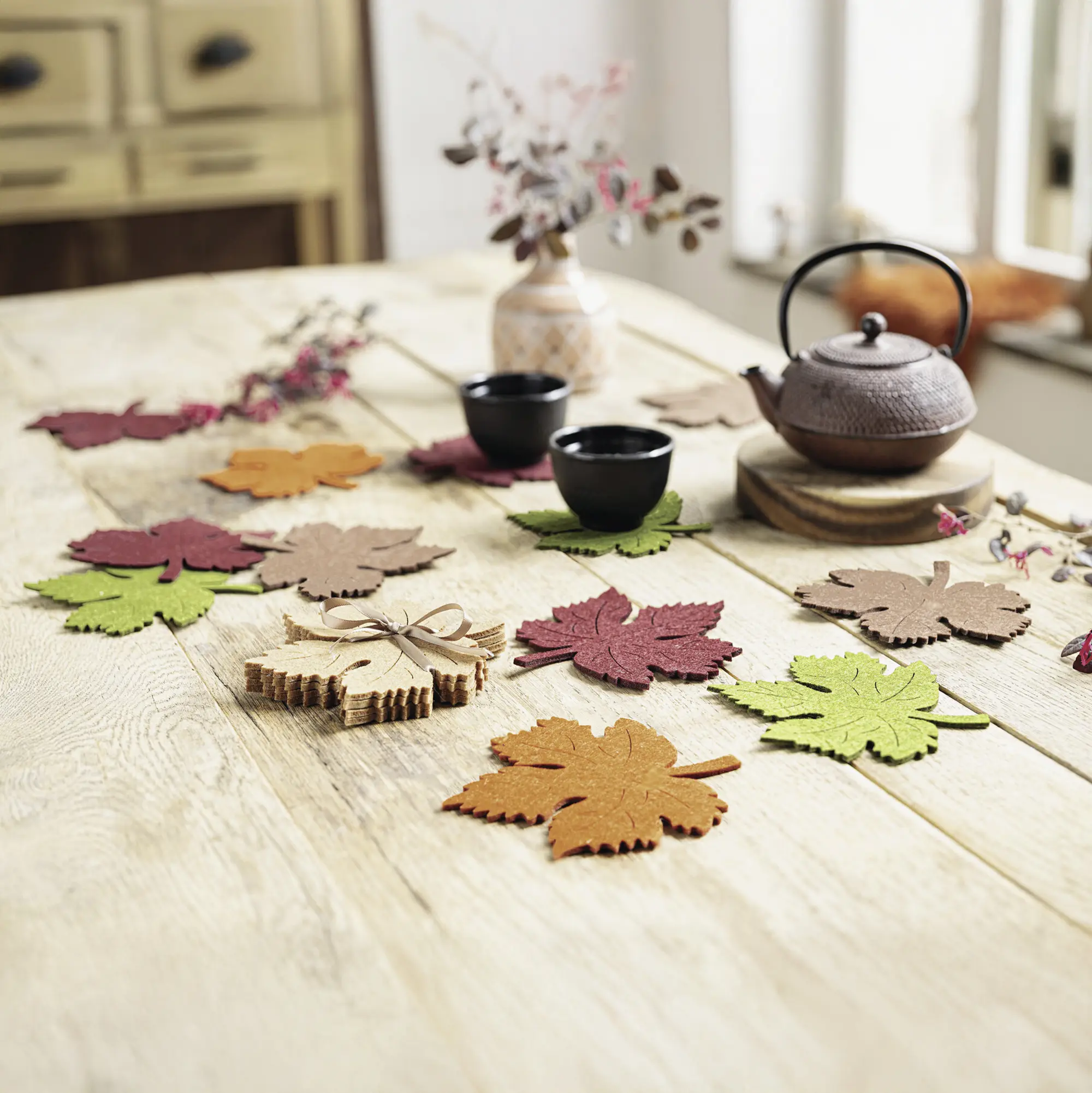 Herbstlaub "Ahorn", 20er Set  im Frank Flechtwaren Online Shop kaufen