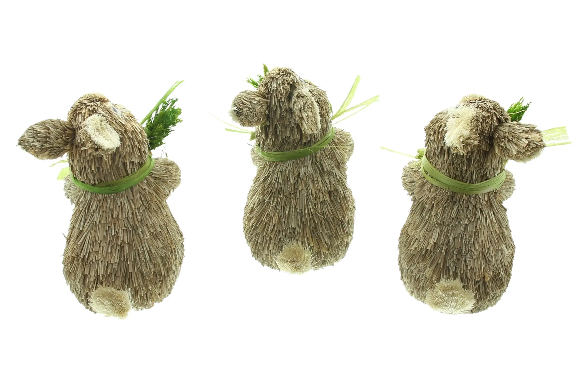 Figur "Häschen mit Karotte", 3er Set  im Frank Flechtwaren Online Shop für Hasen &amp; Co kaufen