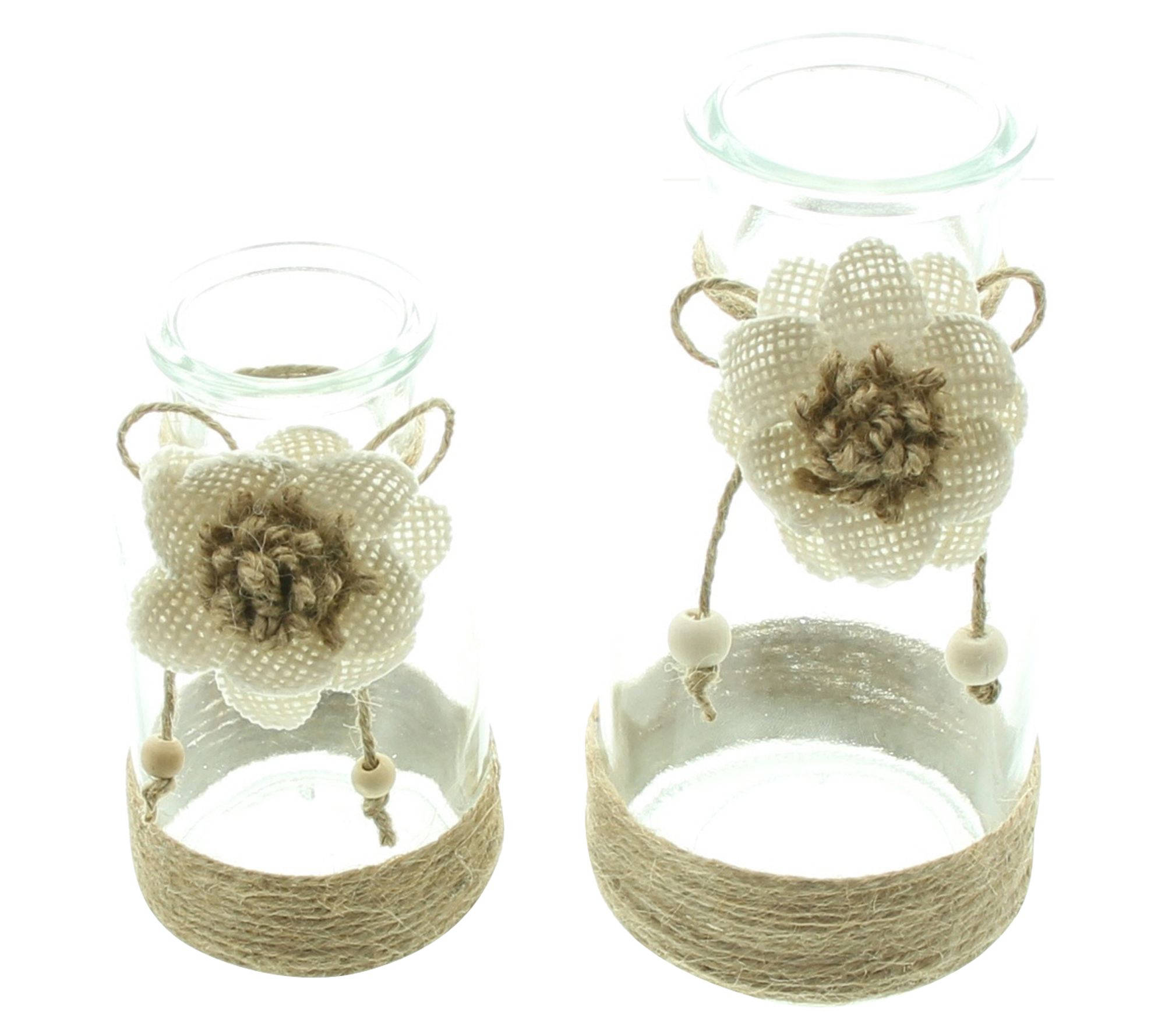 Dekovase "Blume", 2er Set im Frank Flechtwaren Online Shop für Dekovasen kaufen Dekovase "Blume", 2er Set im Frank Flechtwaren Online Shop für Dekovasen kaufen