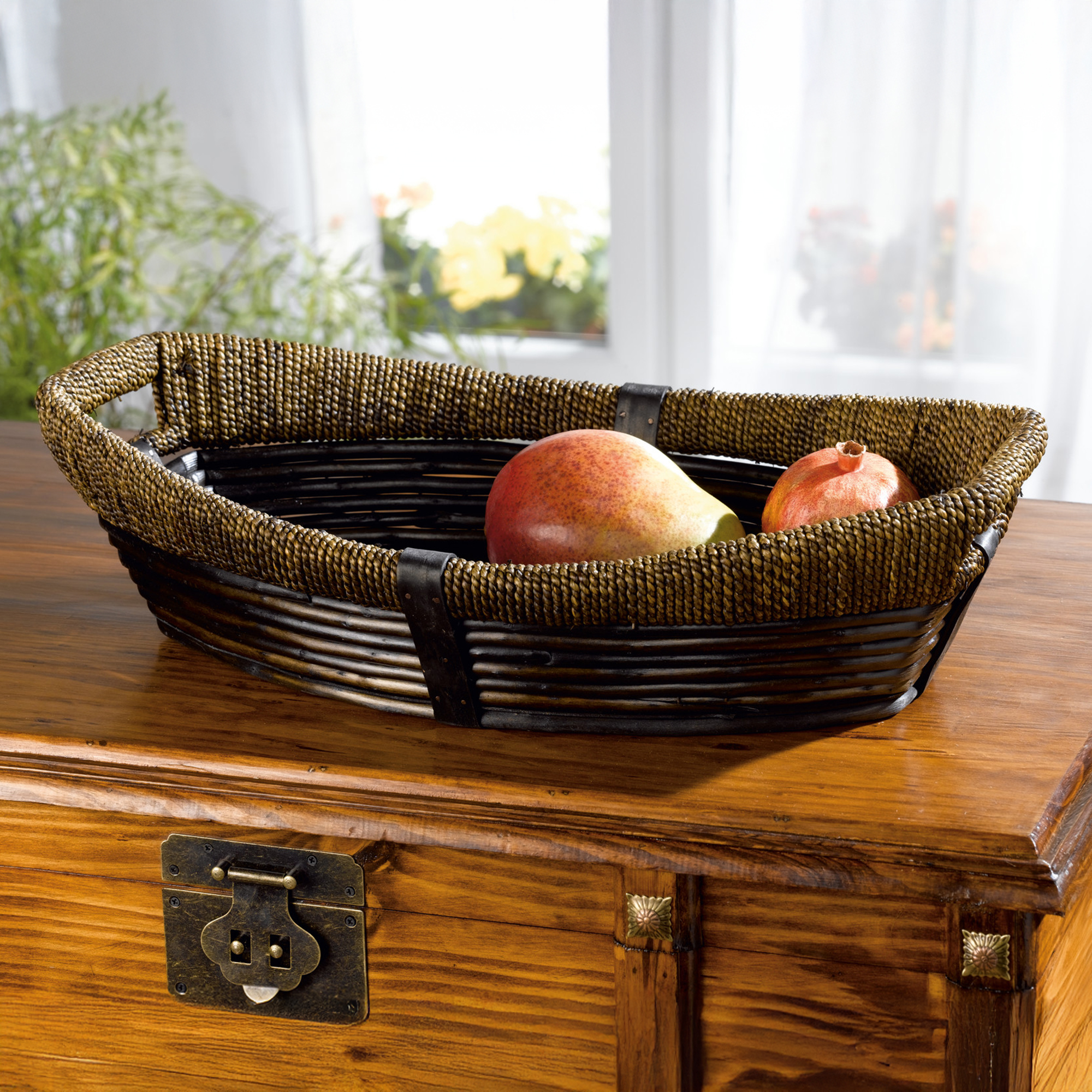 Acheter Corbeille décorative "bateau"  dans la boutique en ligne de Frank Flechtwaren