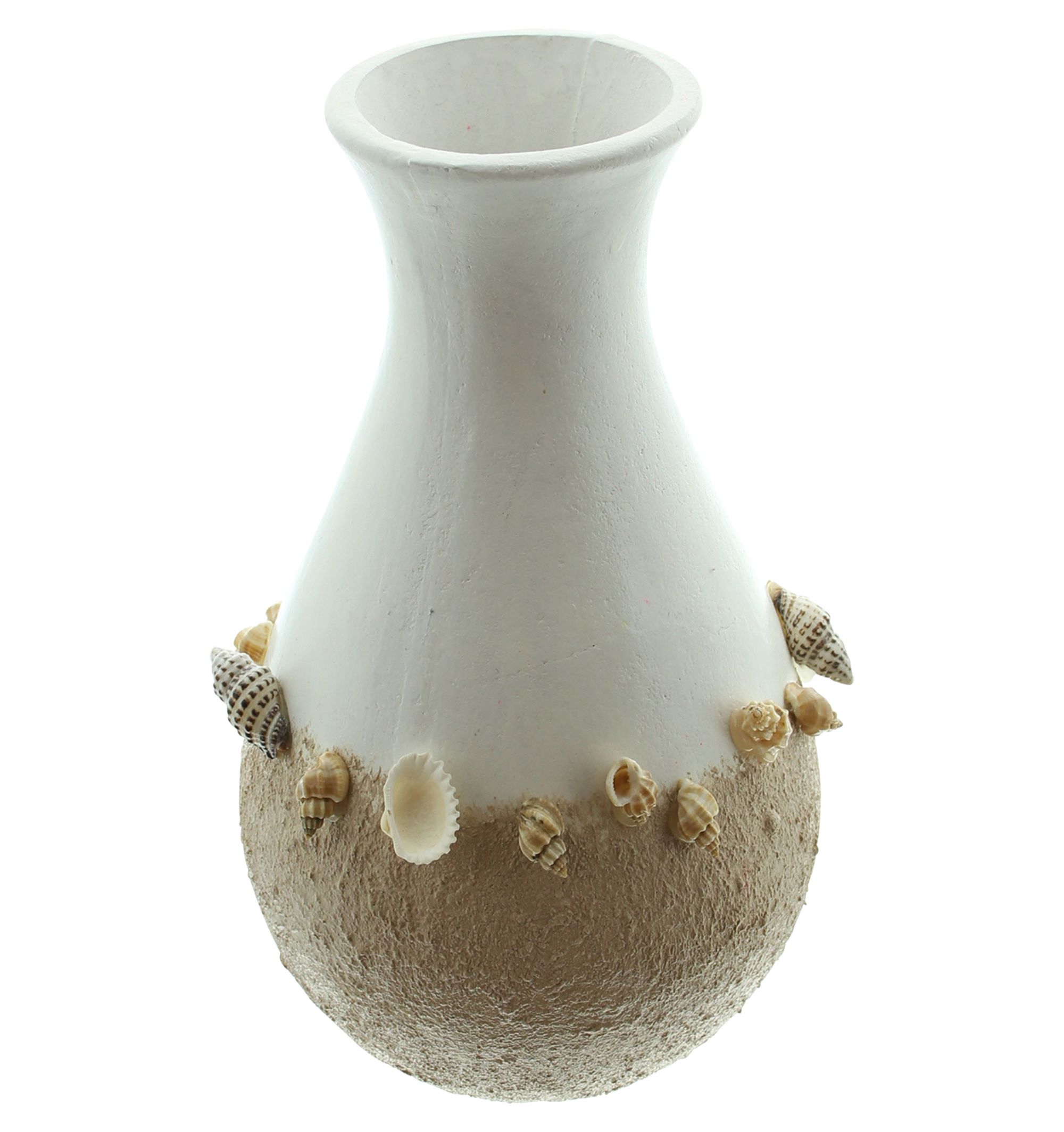 Dekovase "Muscheln", groß im Frank Flechtwaren Online Shop für Ibiza-Vibes kaufen Dekovase "Muscheln", groß im Frank Flechtwaren Online Shop für Ibiza-Vibes kaufen