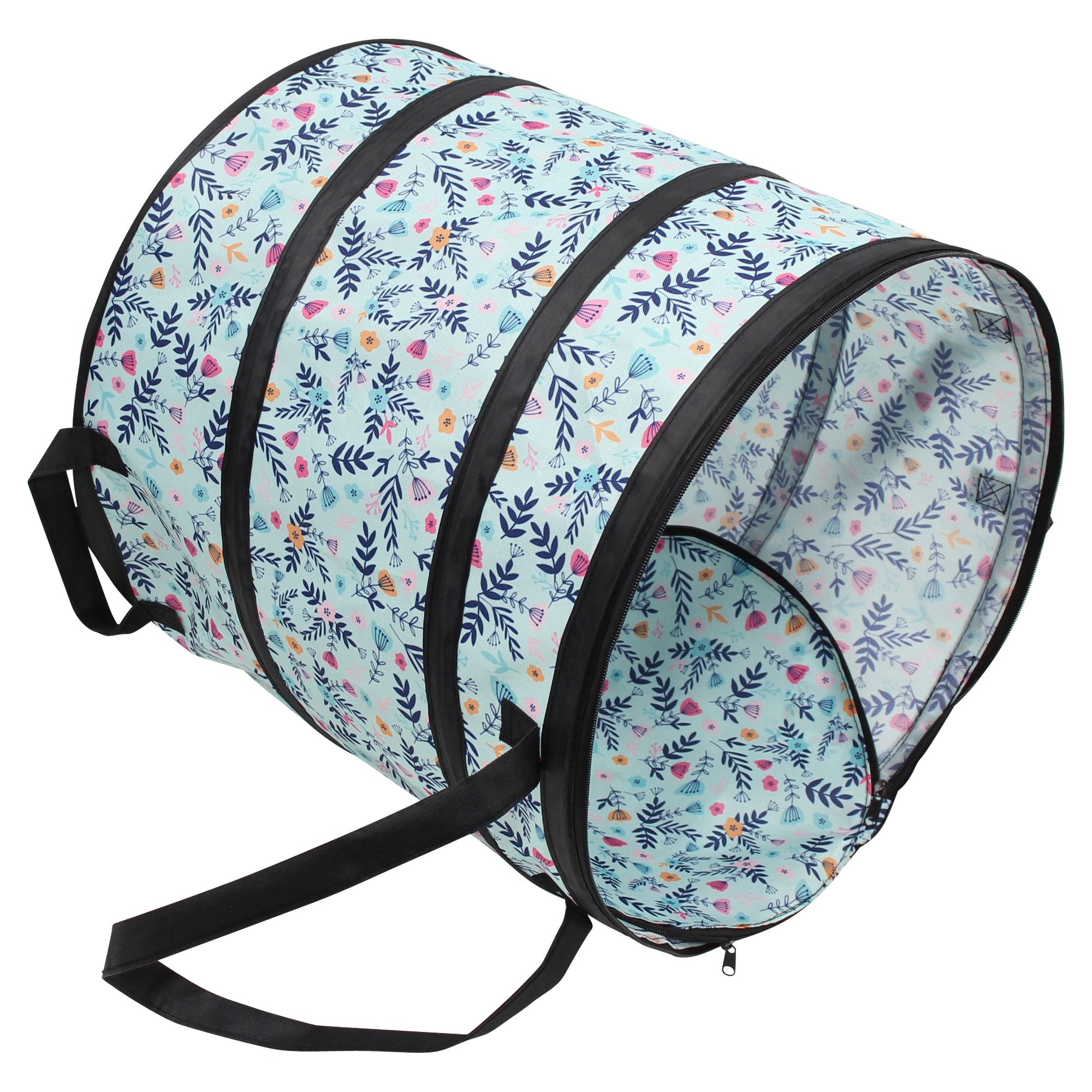 Pop-up-Laubsammler "Floral"  im Frank Flechtwaren Online Shop für Beetbegrenzung &amp; Zäune kaufen