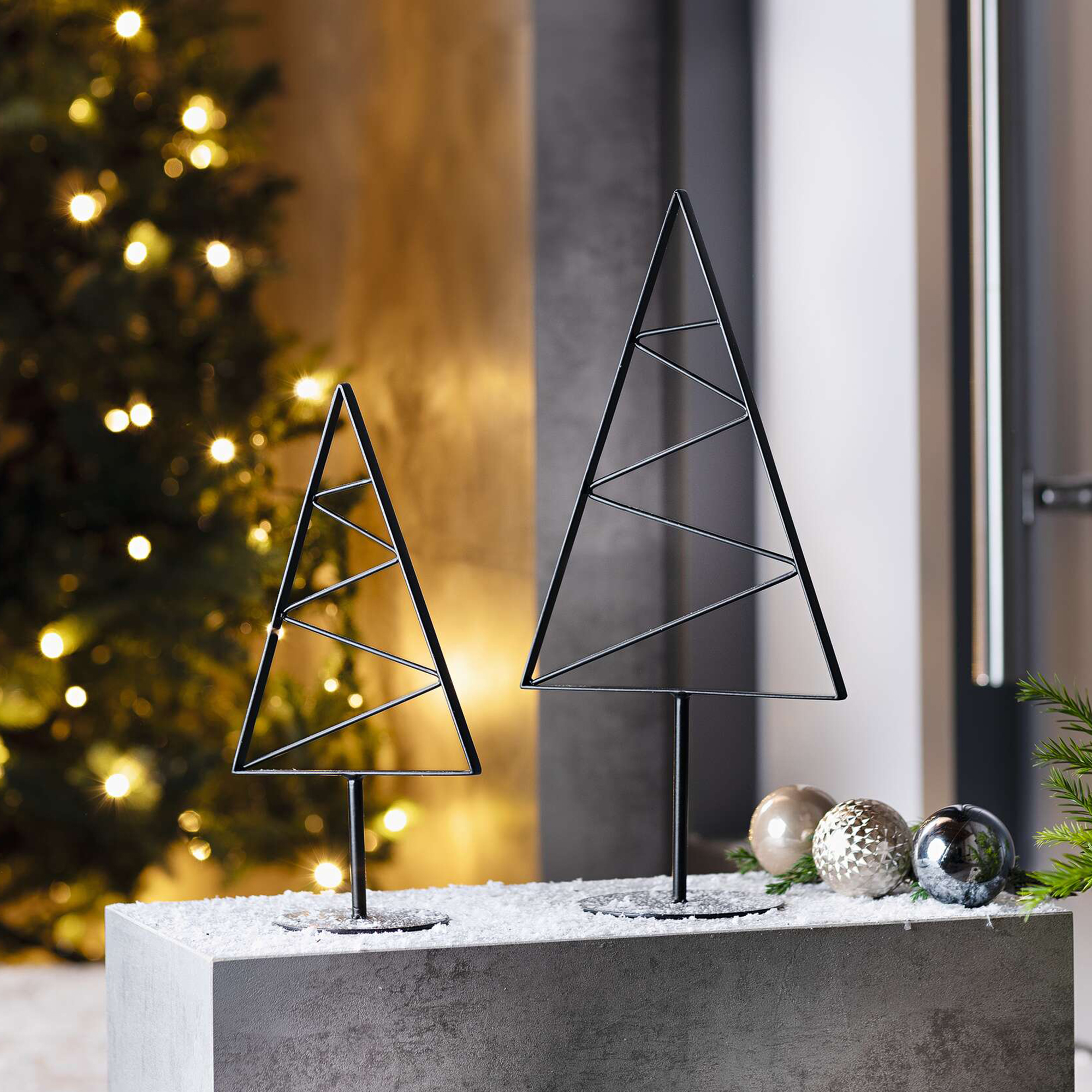 Tanne "Modern", 2er Set  im Frank Flechtwaren Online Shop für Titelserie Weihnachten kaufen