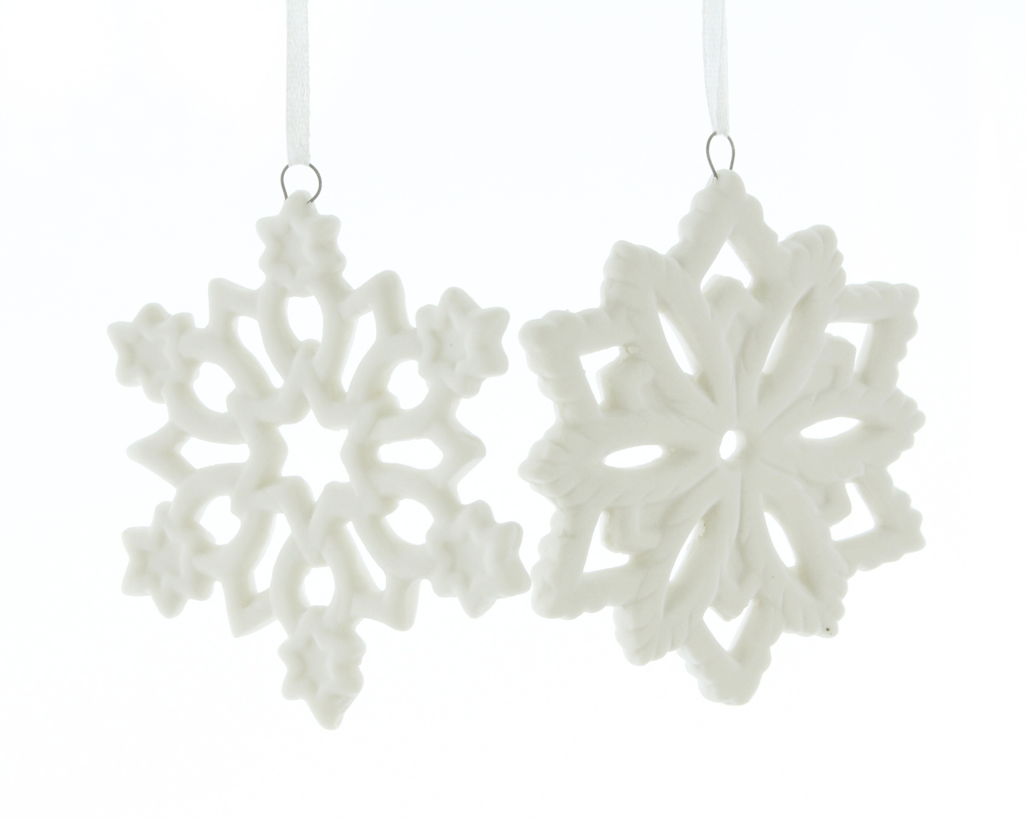 Deko-Hänger "Schneekristall", 4er Set im Frank Flechtwaren Online Shop für Weihnachten kaufen Deko-Hänger "Schneekristall", 4er Set im Frank Flechtwaren Online Shop für Weihnachten kaufen