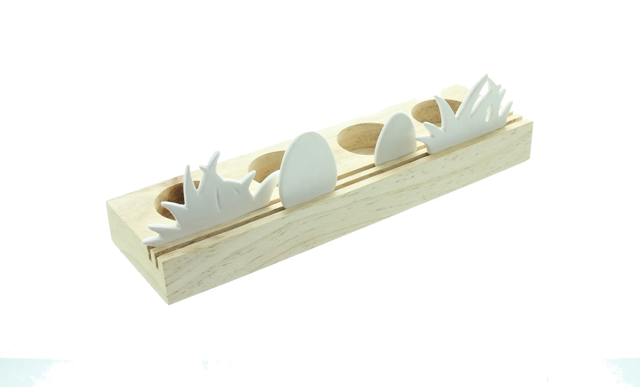 Teelichthalter "Osterwiese", B-Ware  im Frank Flechtwaren Online Shop für Osterlichter kaufen
