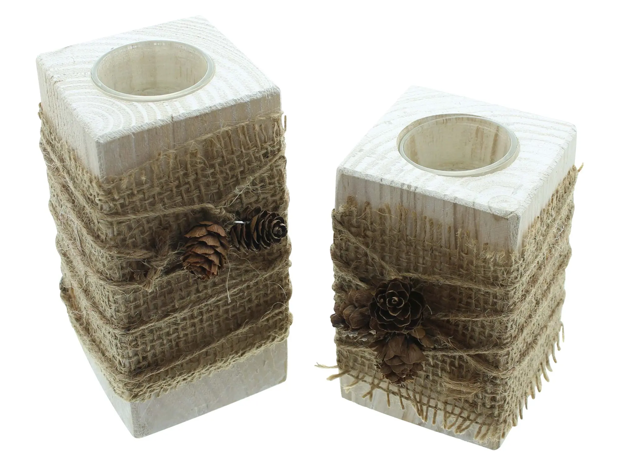 Teelichthalter "Natural Vintage", 2er Set im Frank Flechtwaren Online Shop für Teelichthalter kaufen Teelichthalter "Natural Vintage", 2er Set im Frank Flechtwaren Online Shop für Teelichthalter kaufen