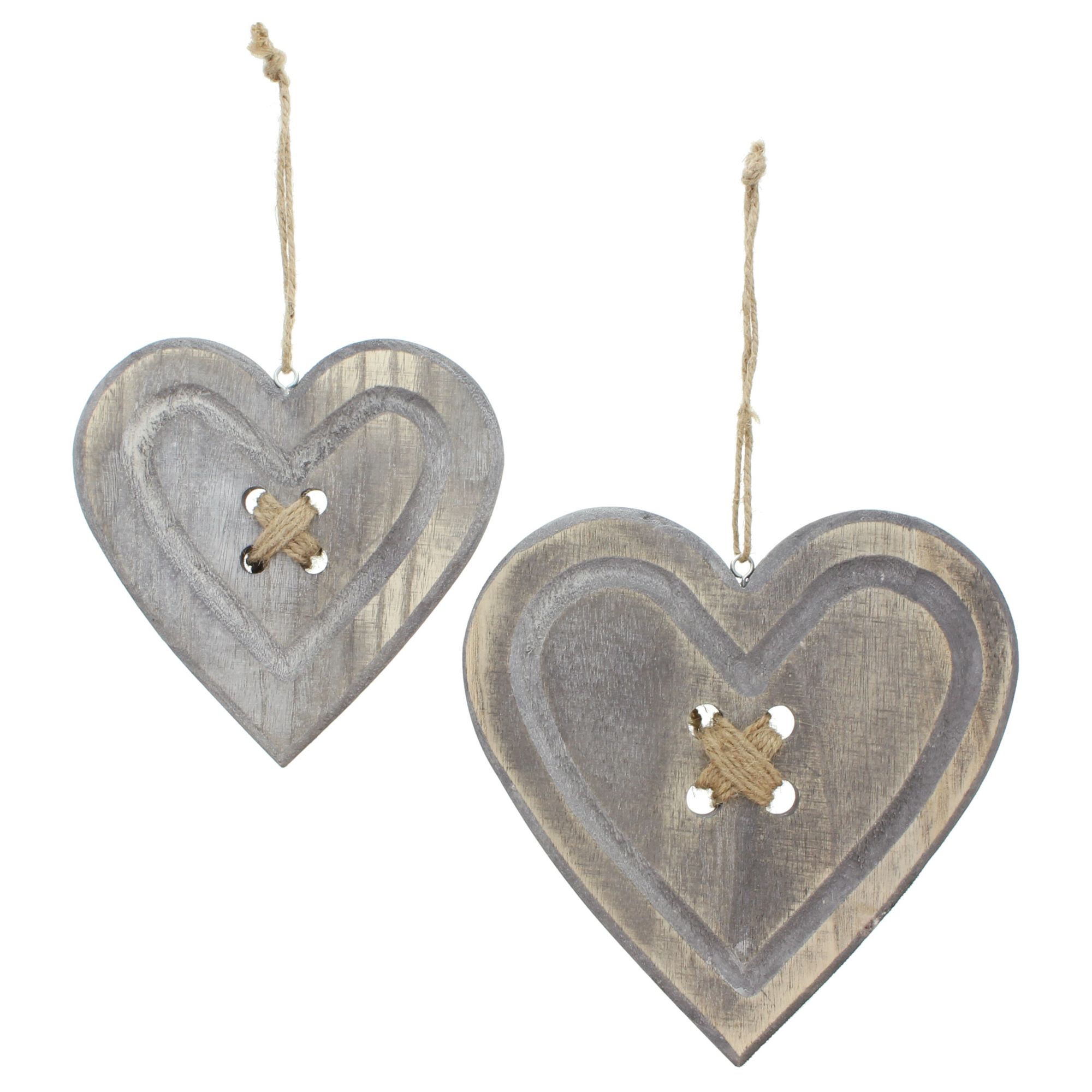 Herzhänger "Knopf", 2er Set im Frank Flechtwaren Online Shop für Ostern kaufen Herzhänger "Knopf", 2er Set im Frank Flechtwaren Online Shop für Ostern kaufen