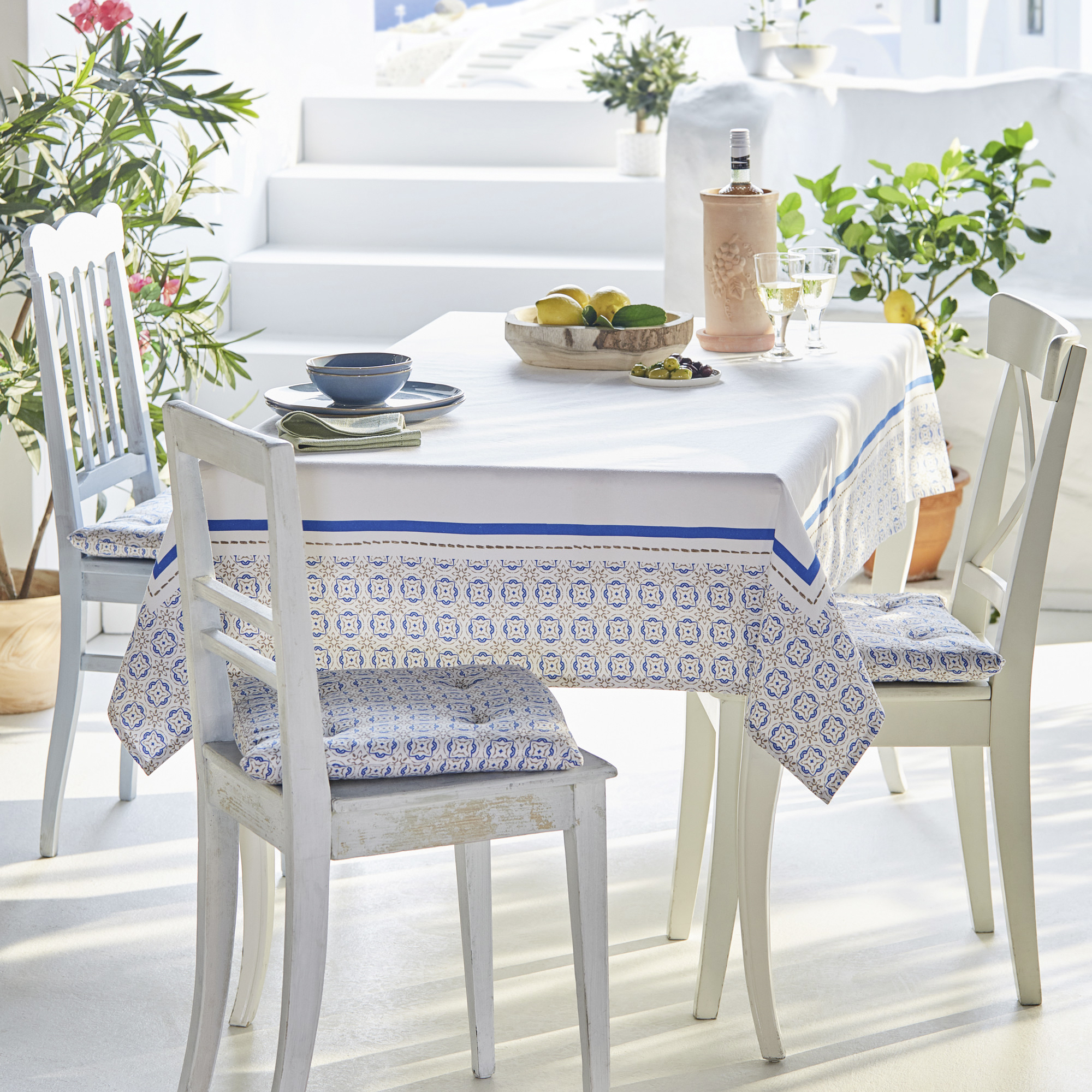 Tafeldecke "Santorin"  im Frank Flechtwaren Online Shop kaufen