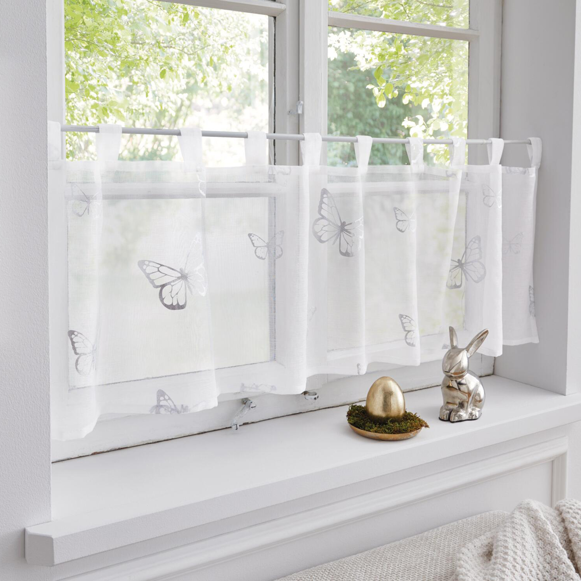 Fenstervorhang "Schmetterling"  im Frank Flechtwaren Online Shop für Gerade eingetroffen kaufen