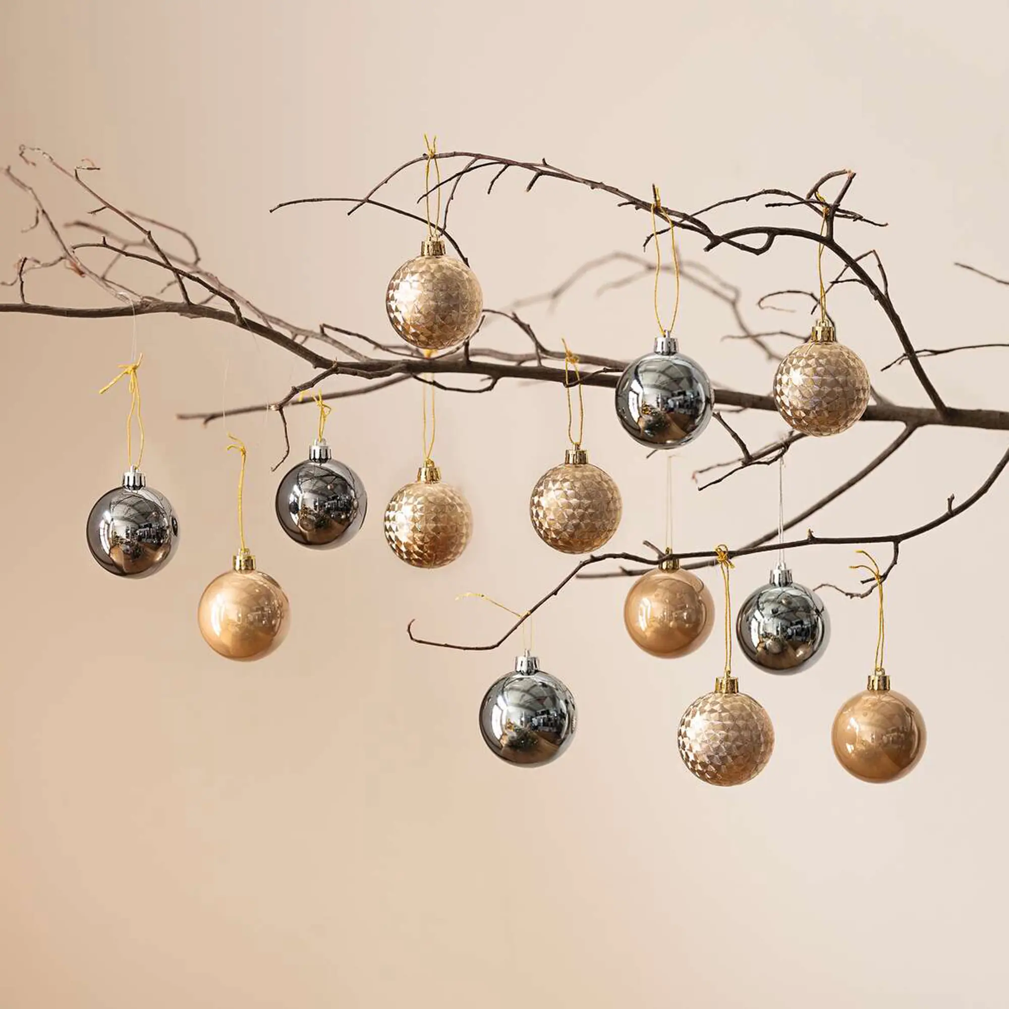 Christbaumkugel "Modern", 30er Set  im Frank Flechtwaren Online Shop kaufen