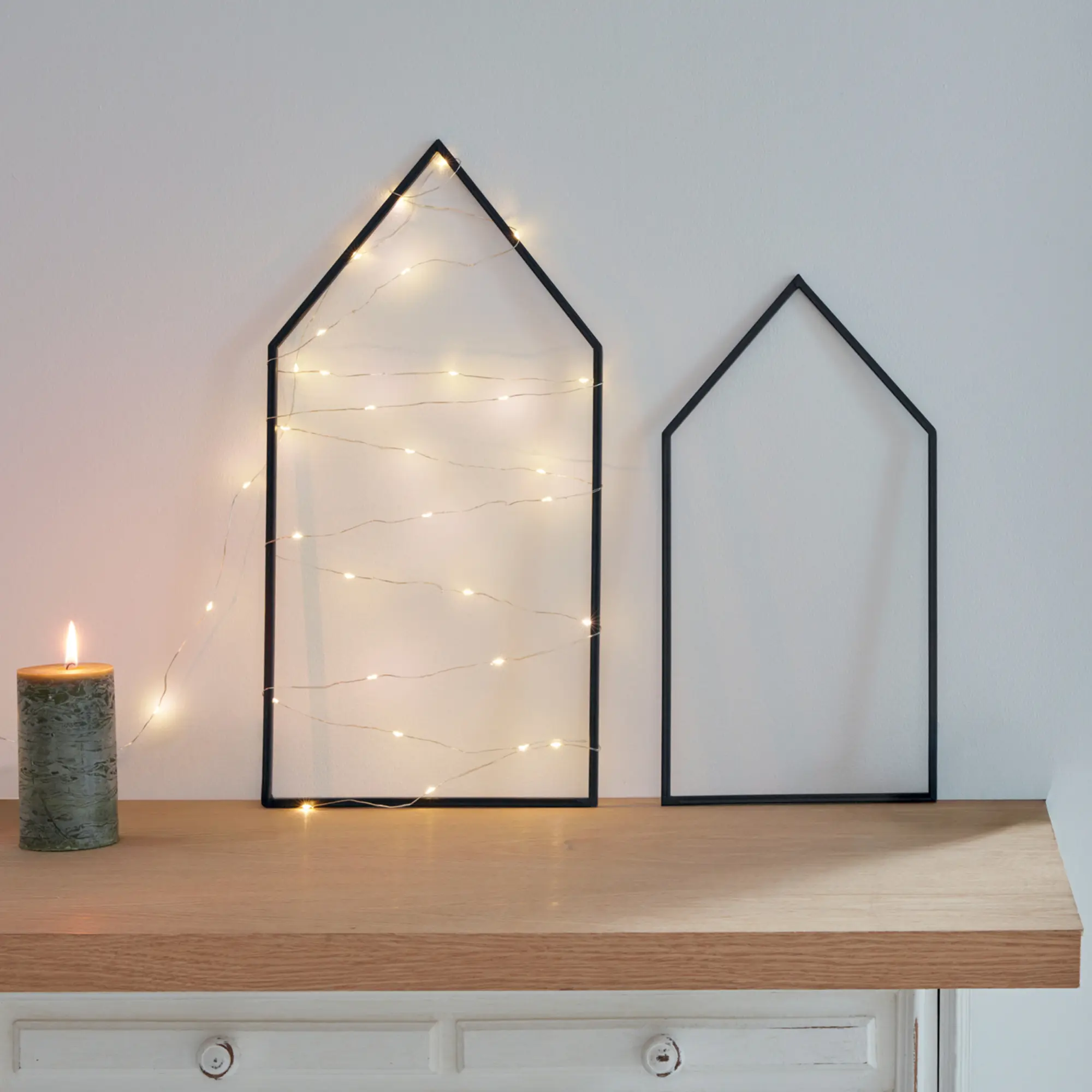 Haus "Modern Black", 2er Set  im Frank Flechtwaren Online Shop kaufen
