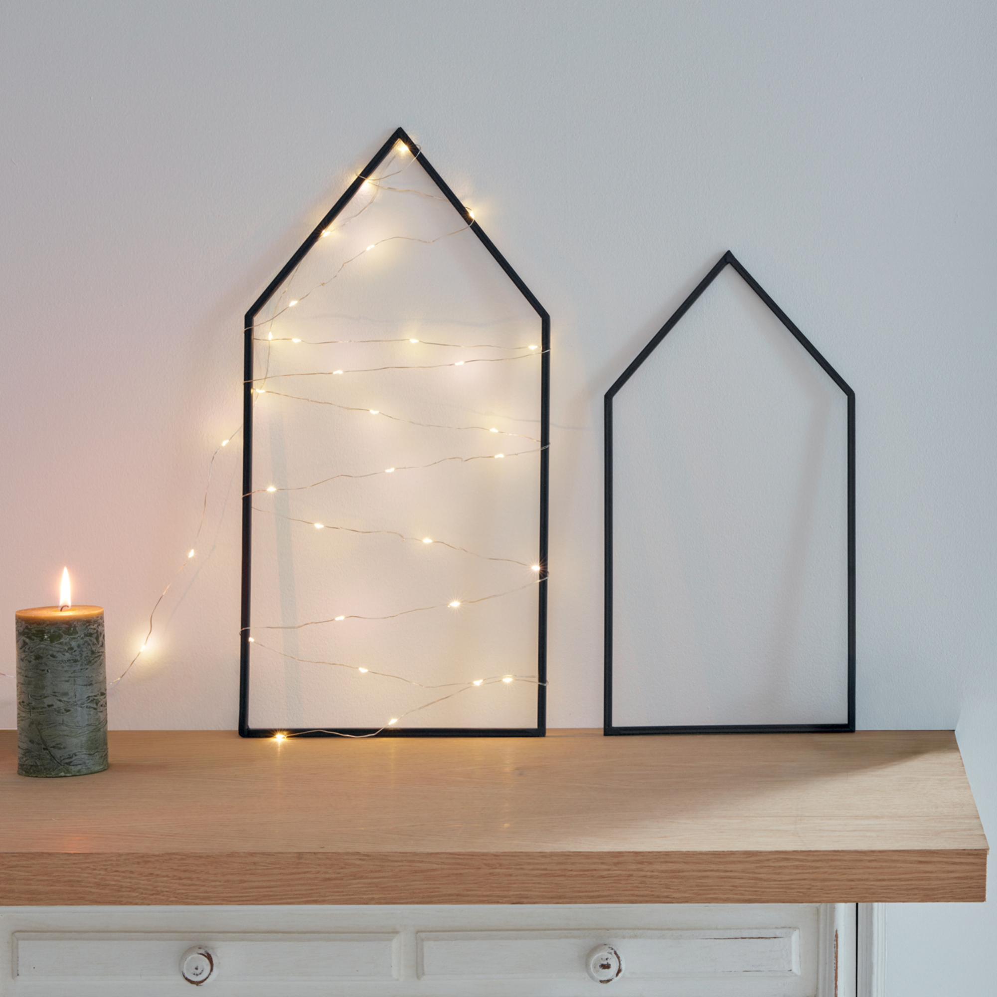 Haus "Modern Black", 2er Set  im Frank Flechtwaren Online Shop kaufen