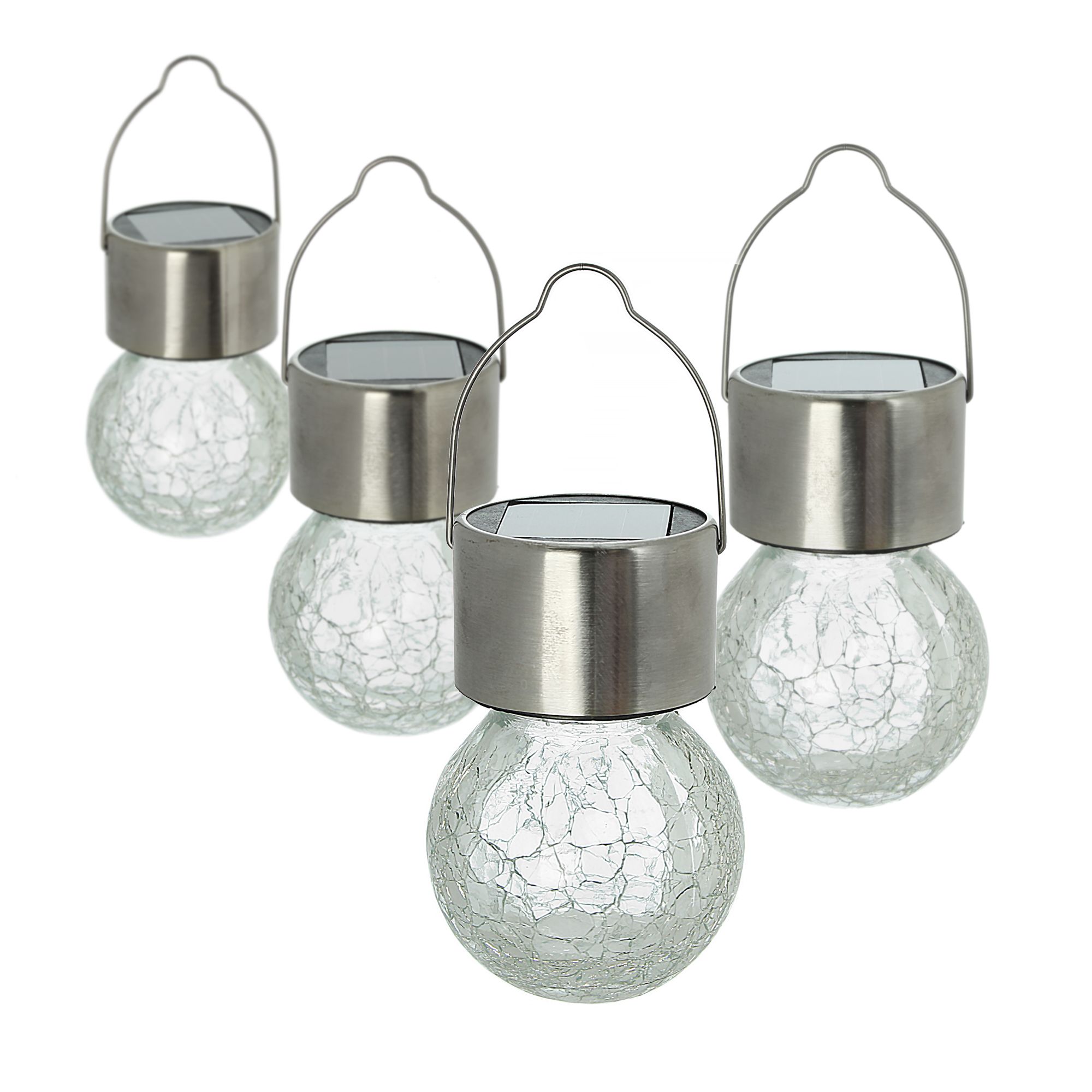 Solar-LED "Kristall", 4er Set im Frank Flechtwaren Online Shop für Gartenbeleuchtung kaufen Solar-LED "Kristall", 4er Set im Frank Flechtwaren Online Shop für Gartenbeleuchtung kaufen