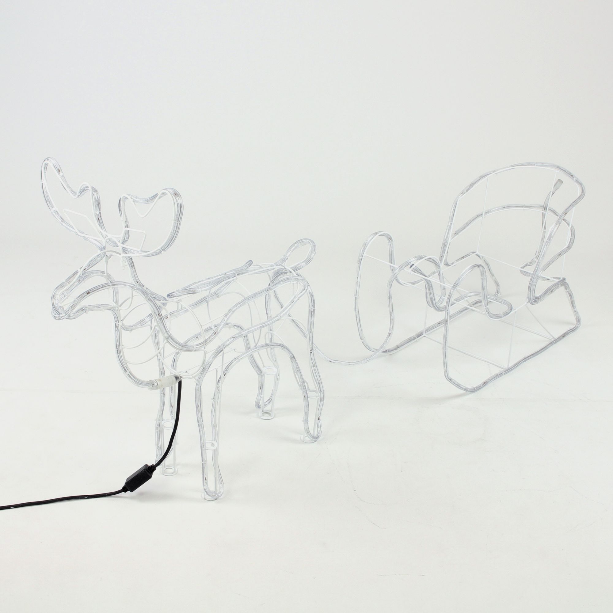 LED-Deko "Rentier mit Schlitten" im Frank Flechtwaren Online Shop für Weihnachten kaufen LED-Deko "Rentier mit Schlitten" im Frank Flechtwaren Online Shop für Weihnachten kaufen