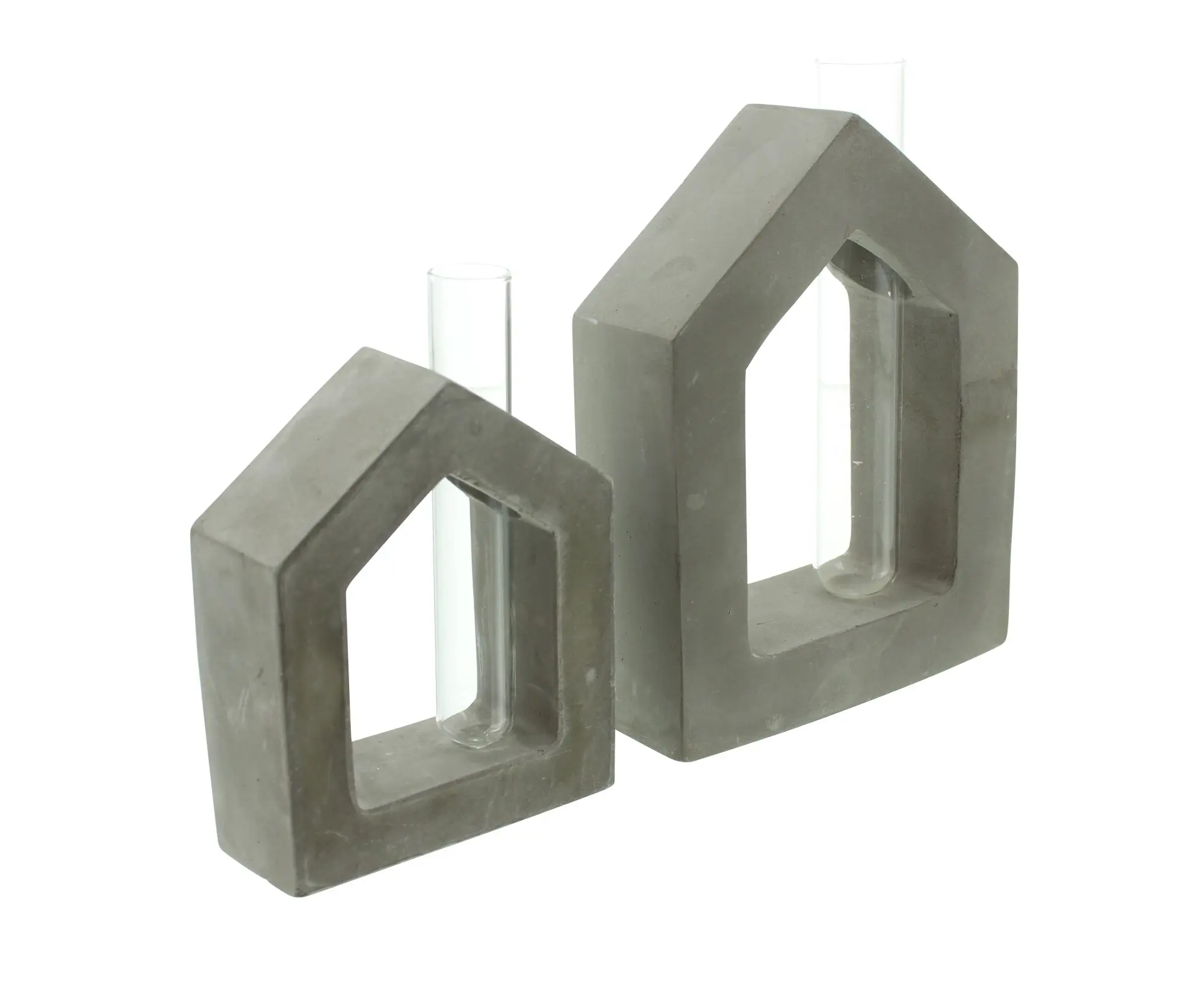Haus mit Vase, 2er Set  im Frank Flechtwaren Online Shop für Ostern kaufen