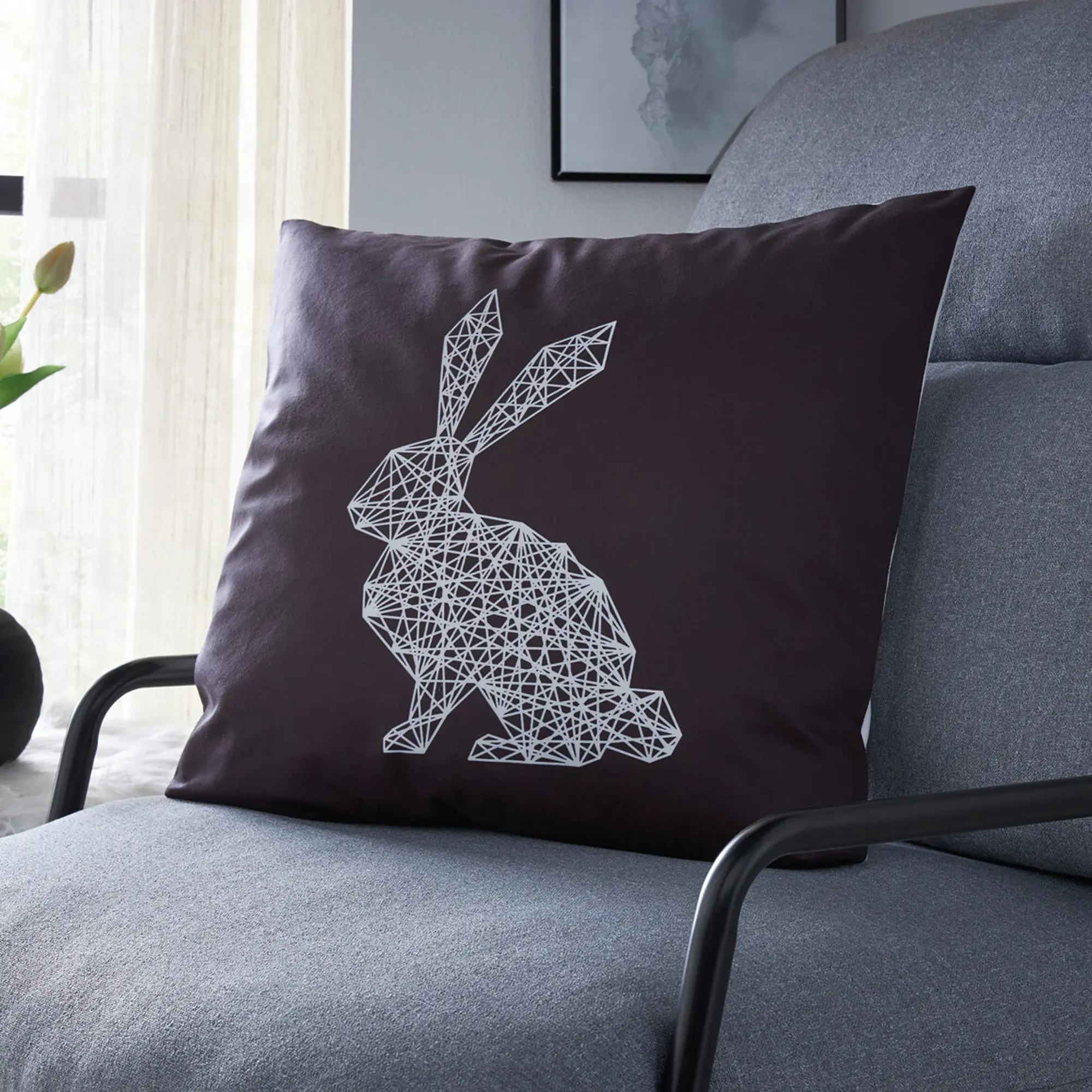 Kissenhülle "Polygon"  im Frank Flechtwaren Online Shop für Ostern kaufen
