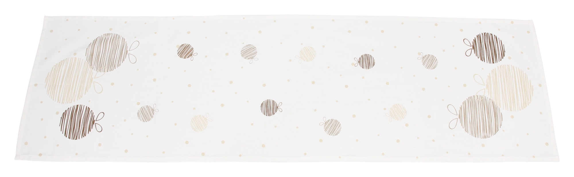 Tischläufer "Christbaumkugeln"  im Frank Flechtwaren Online Shop für Weihnachten kaufen