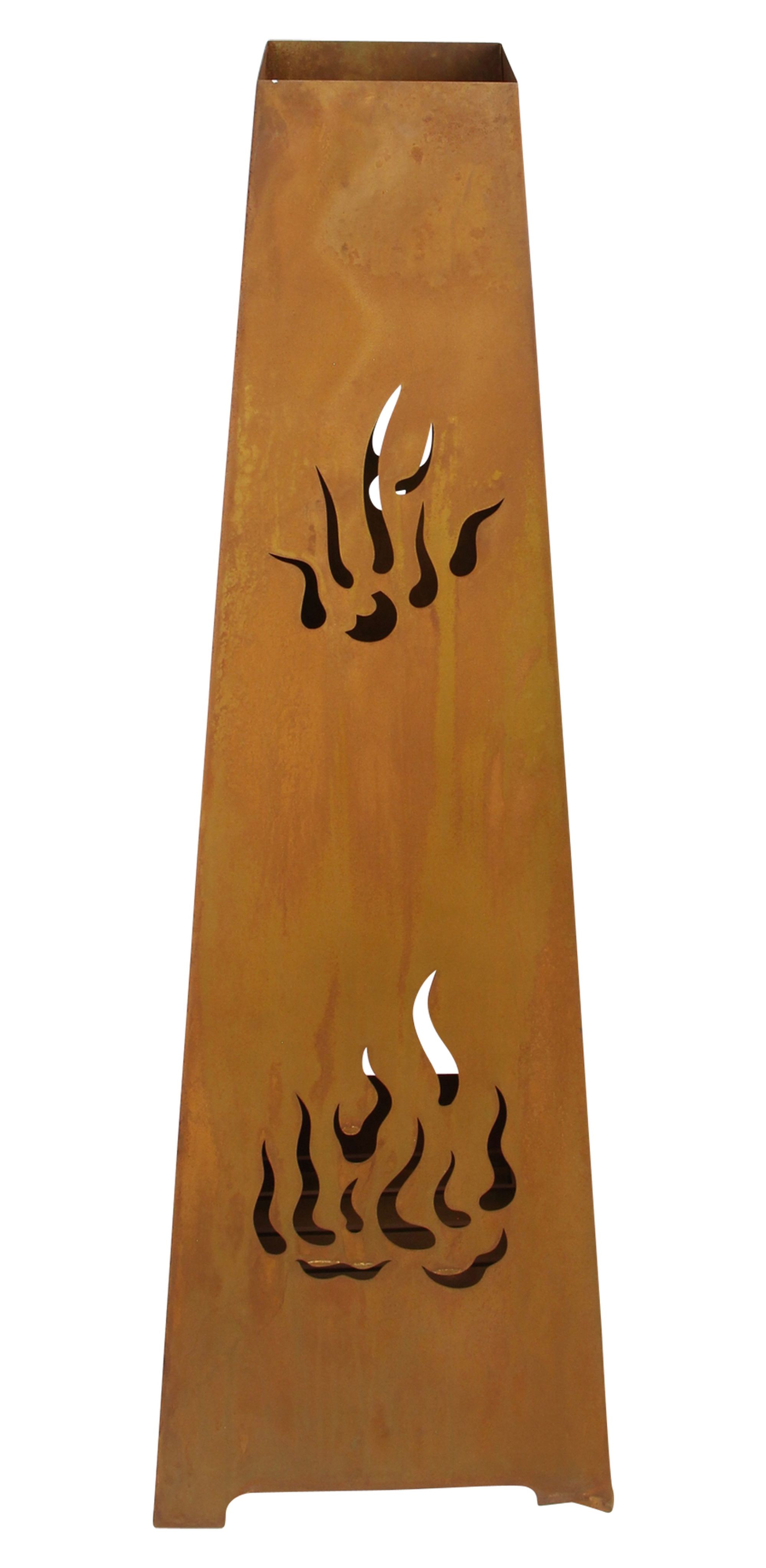 Metall-Kamin "Flamme" im Frank Flechtwaren Online Shop für Feuerschalen kaufen Metall-Kamin "Flamme" im Frank Flechtwaren Online Shop für Feuerschalen kaufen