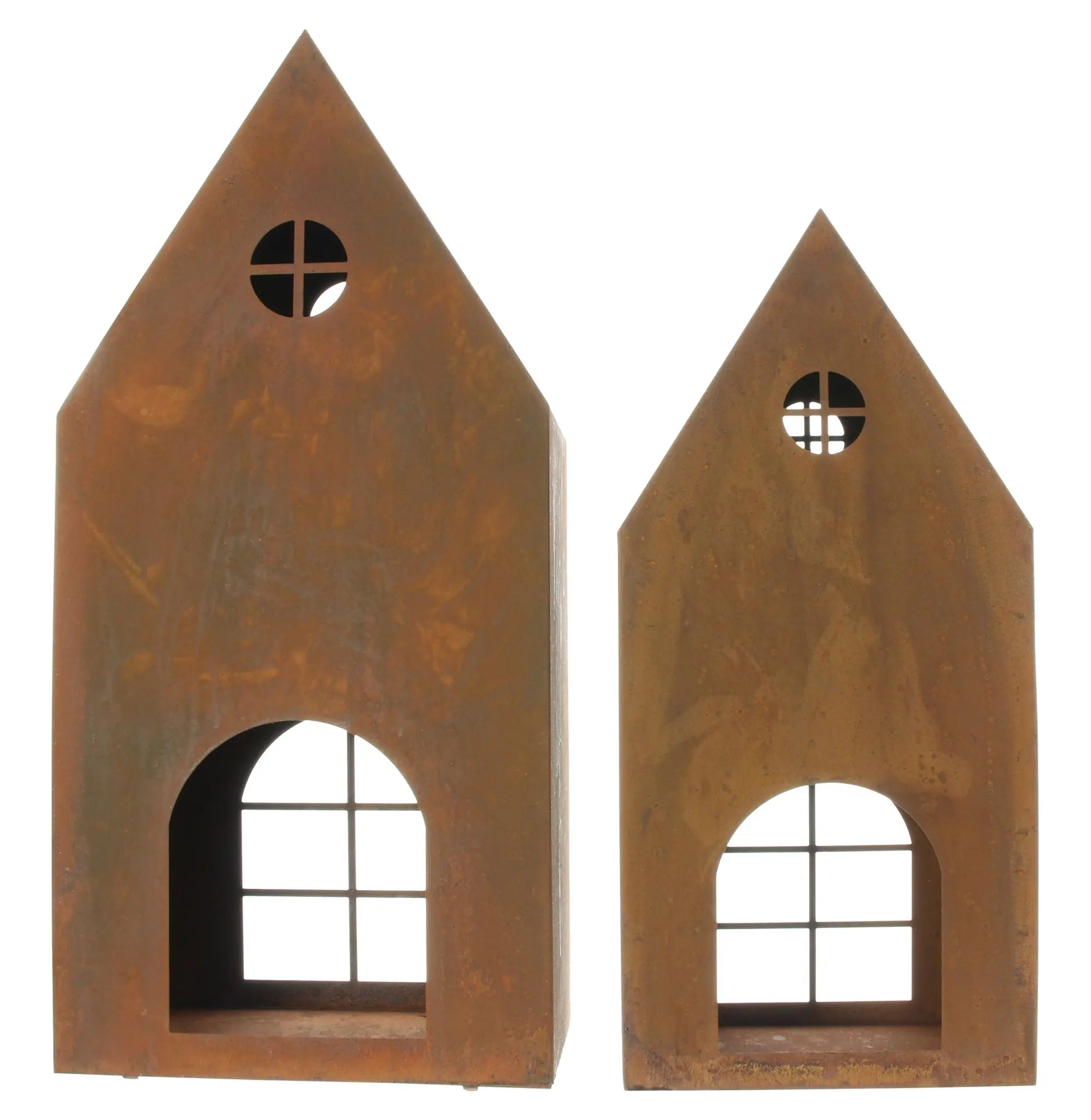 Haus "Rost", 2er Set  im Frank Flechtwaren Online Shop für Ostern kaufen
