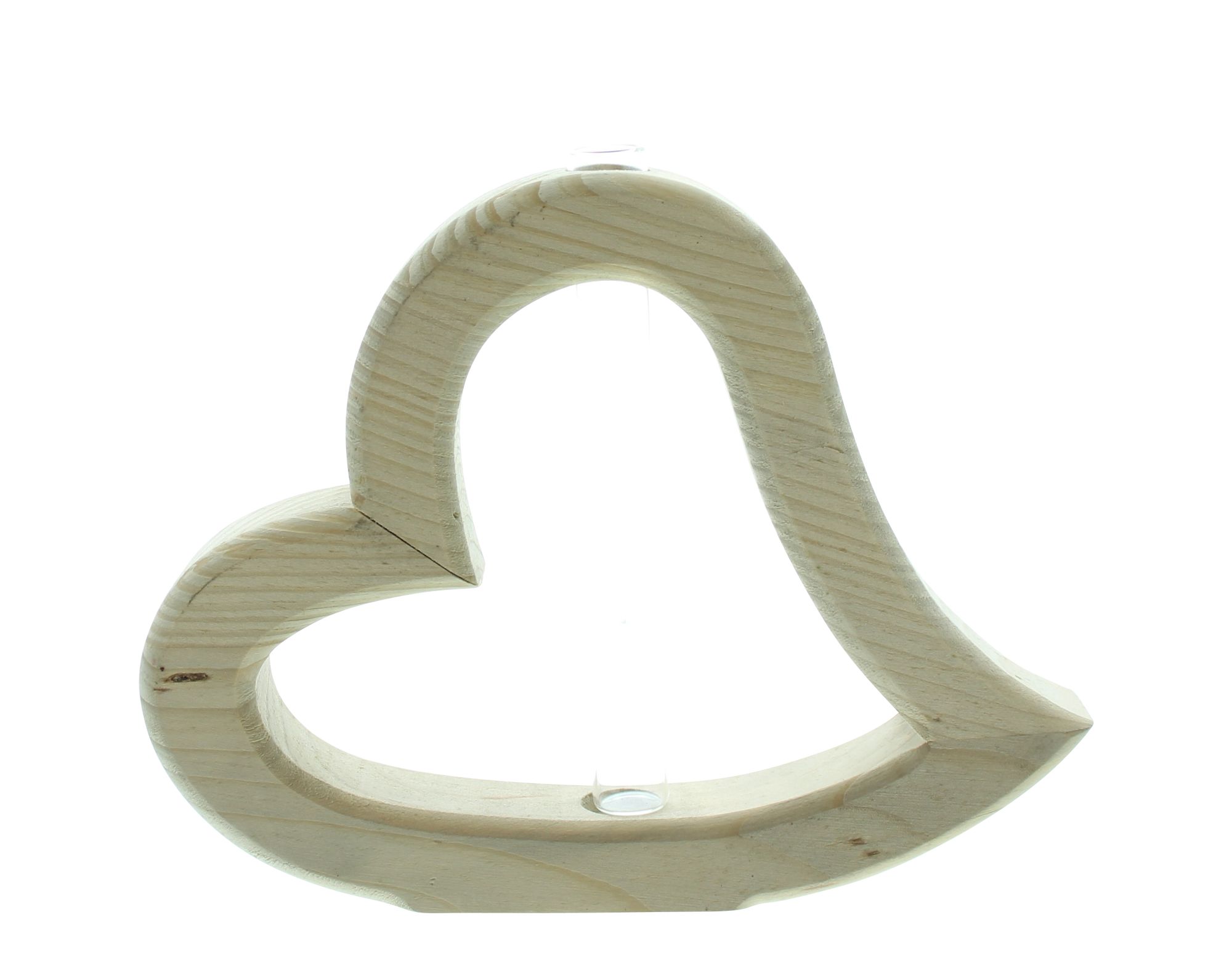 Holzherz "Väschen"  im Frank Flechtwaren Online Shop für Dekovasen kaufen