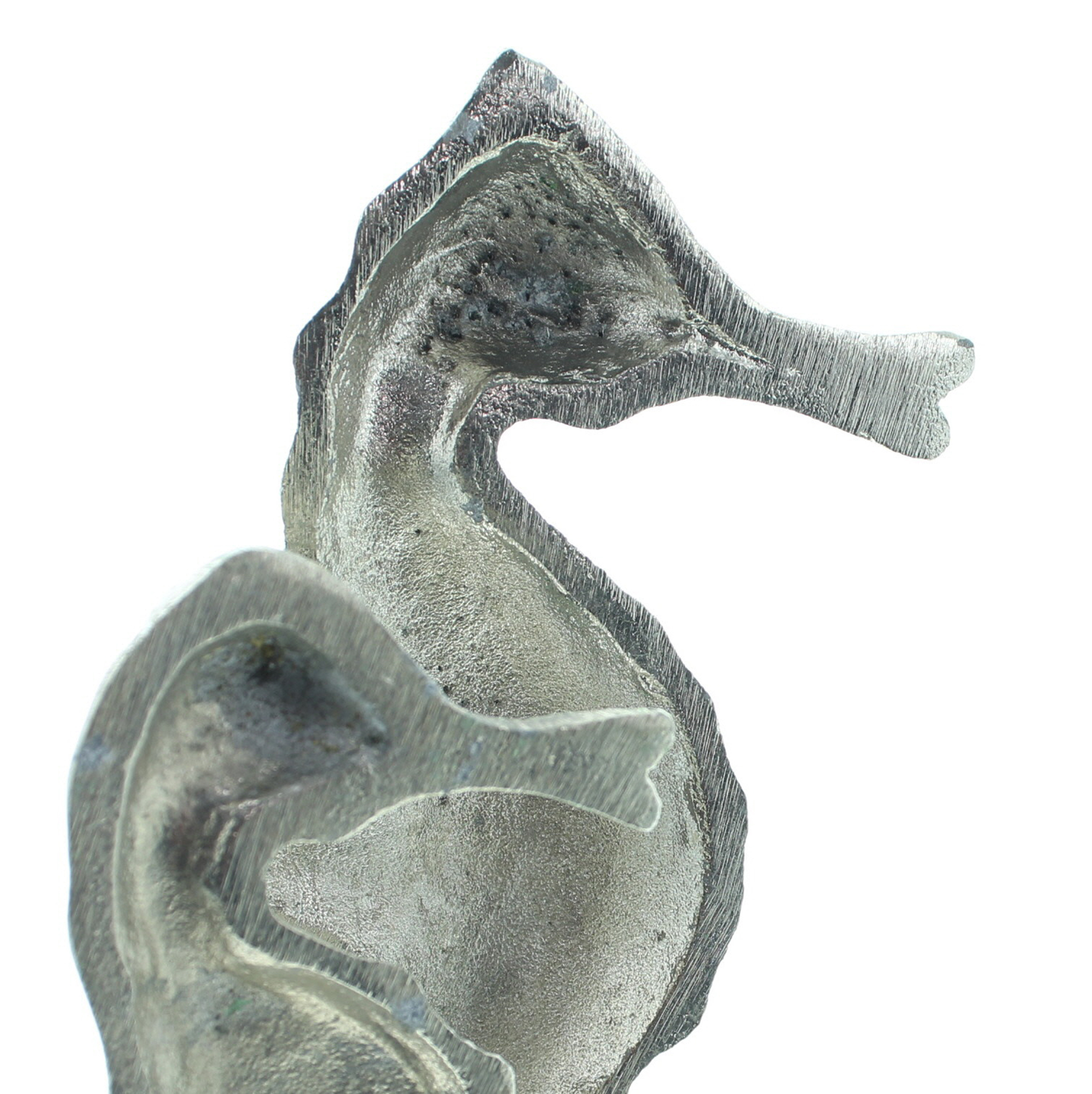 Seepferdchen "Silber", 2er Set B-Ware im Frank Flechtwaren Online Shop für Dekofiguren kaufen Seepferdchen "Silber", 2er Set B-Ware im Frank Flechtwaren Online Shop für Dekofiguren kaufen