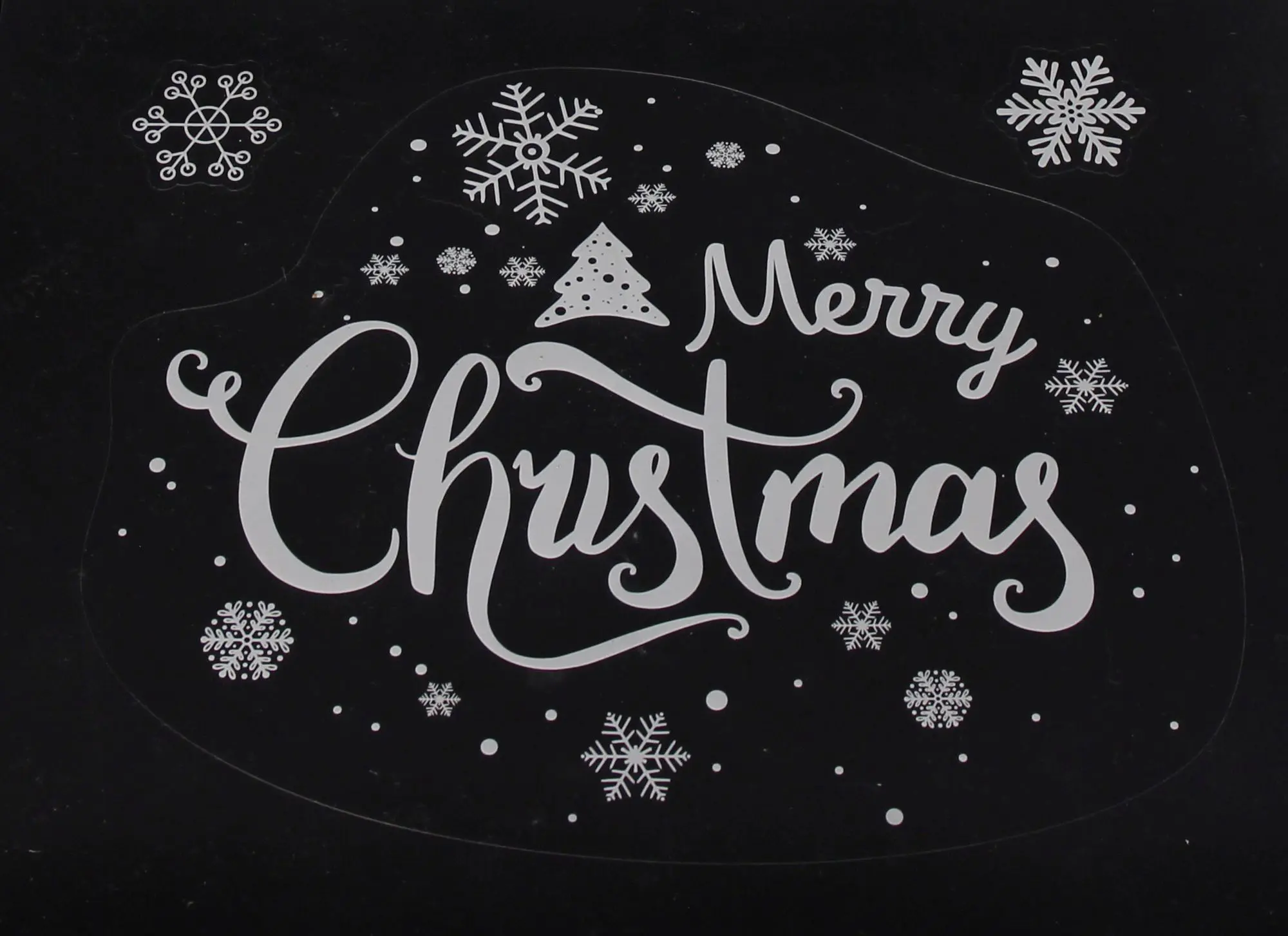 Fenstersticker "Merry Christmas", 33er Set  im Frank Flechtwaren Online Shop für  kaufen
