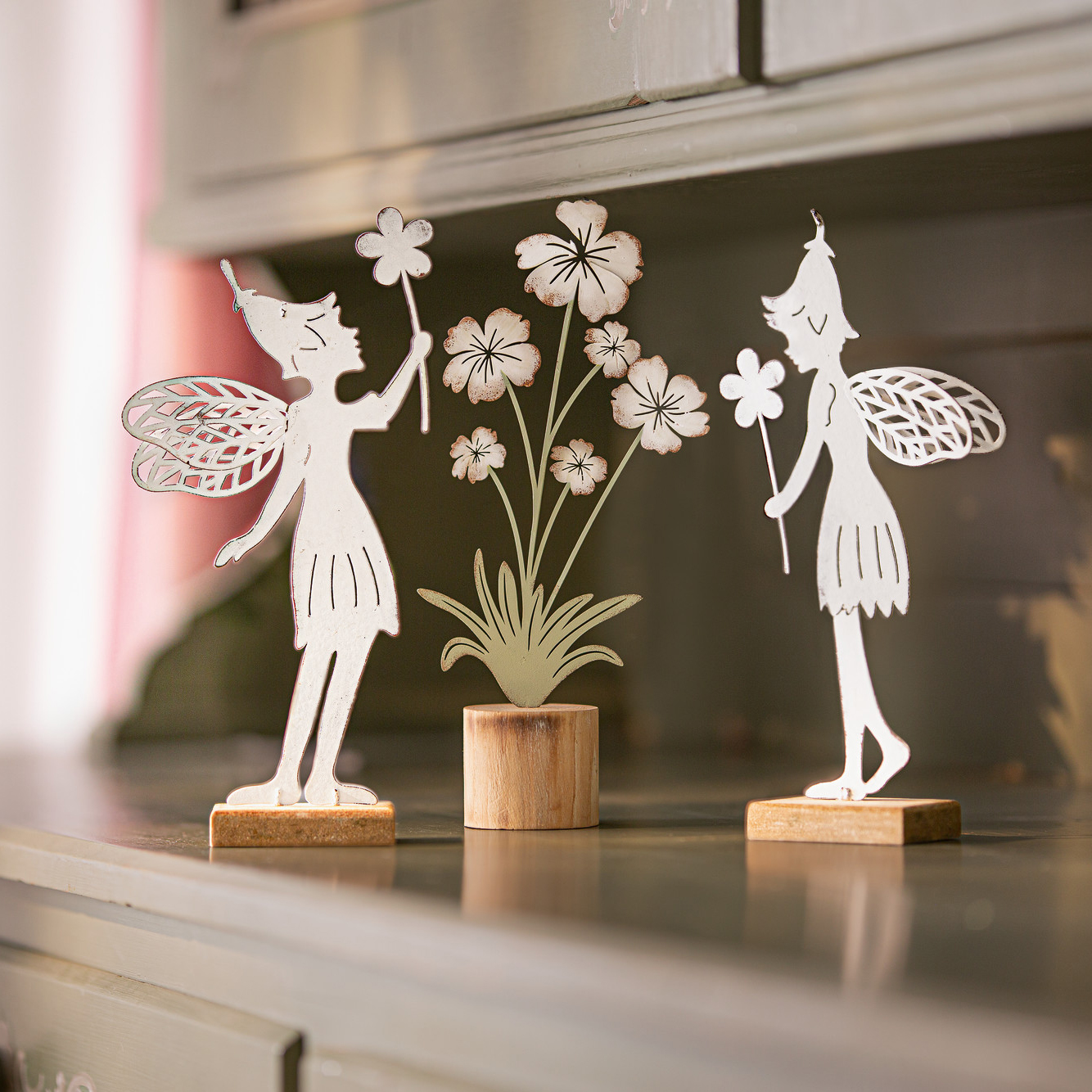 Figur "Blumenfee", 2er Set im Frank Flechtwaren Online Shop für Ostern kaufen Figur "Blumenfee", 2er Set im Frank Flechtwaren Online Shop für Ostern kaufen