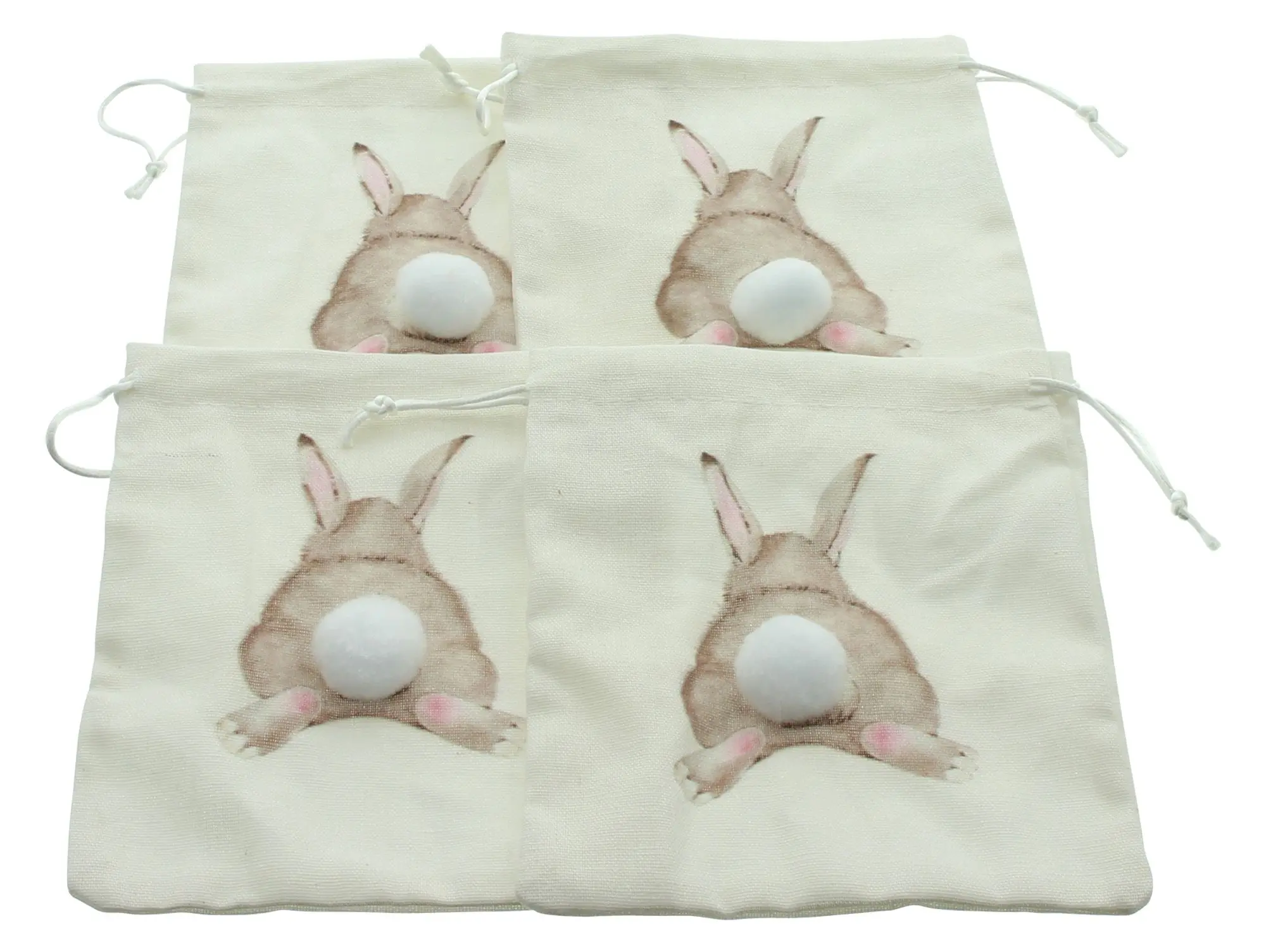 Geschenkbeutel "Hoppelhase", 4er Set im Frank Flechtwaren Online Shop für Ostern kaufen Geschenkbeutel "Hoppelhase", 4er Set im Frank Flechtwaren Online Shop für Ostern kaufen