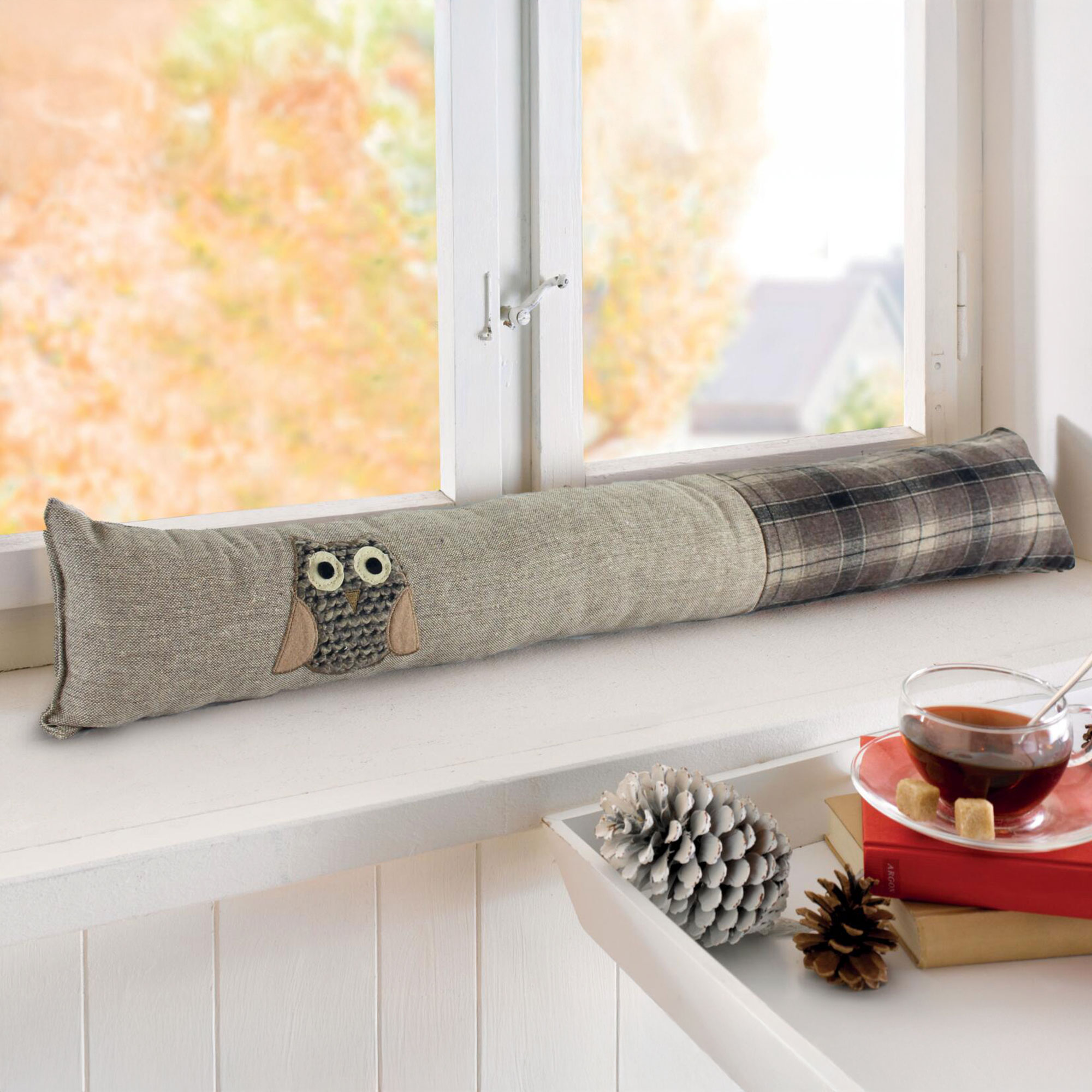 Zugluftstopper "Eule"  im Frank Flechtwaren Online Shop kaufen