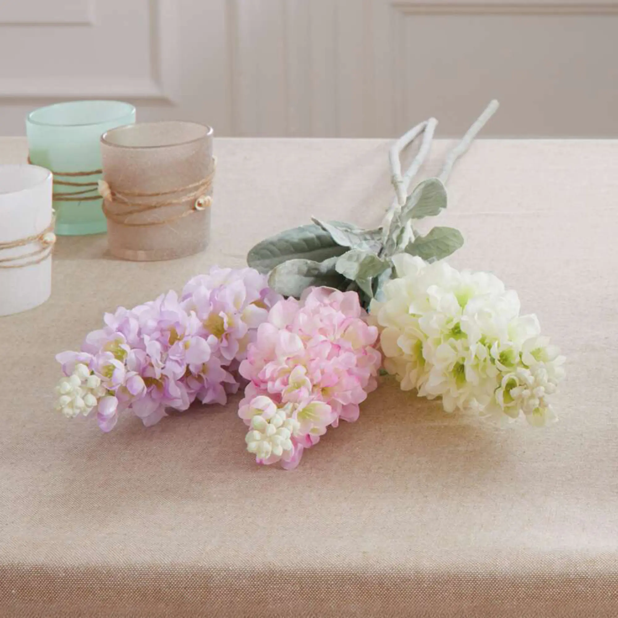 Blume "Levkoje", 3er Set  im Frank Flechtwaren Online Shop kaufen