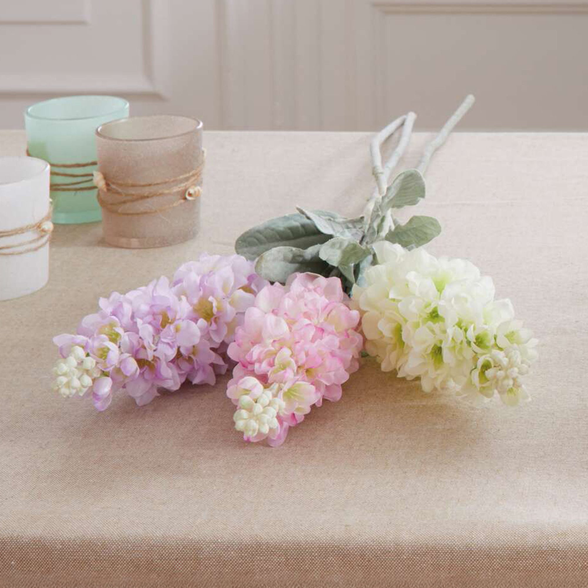 Blume "Levkoje", 3er Set  im Frank Flechtwaren Online Shop kaufen