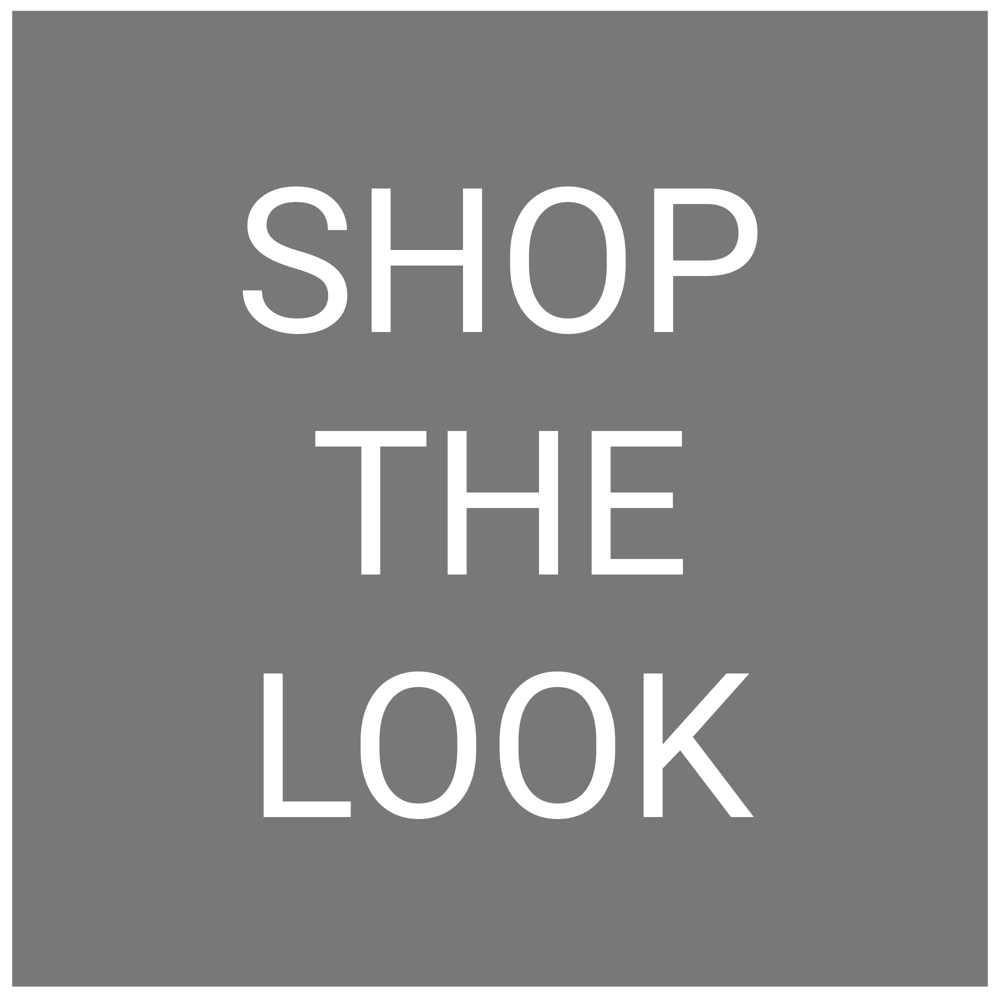Wohninspiration: graue Grafik mit Aufschrift Shop the Look als Hinweis auf kombinierte Deko‑Ideen
