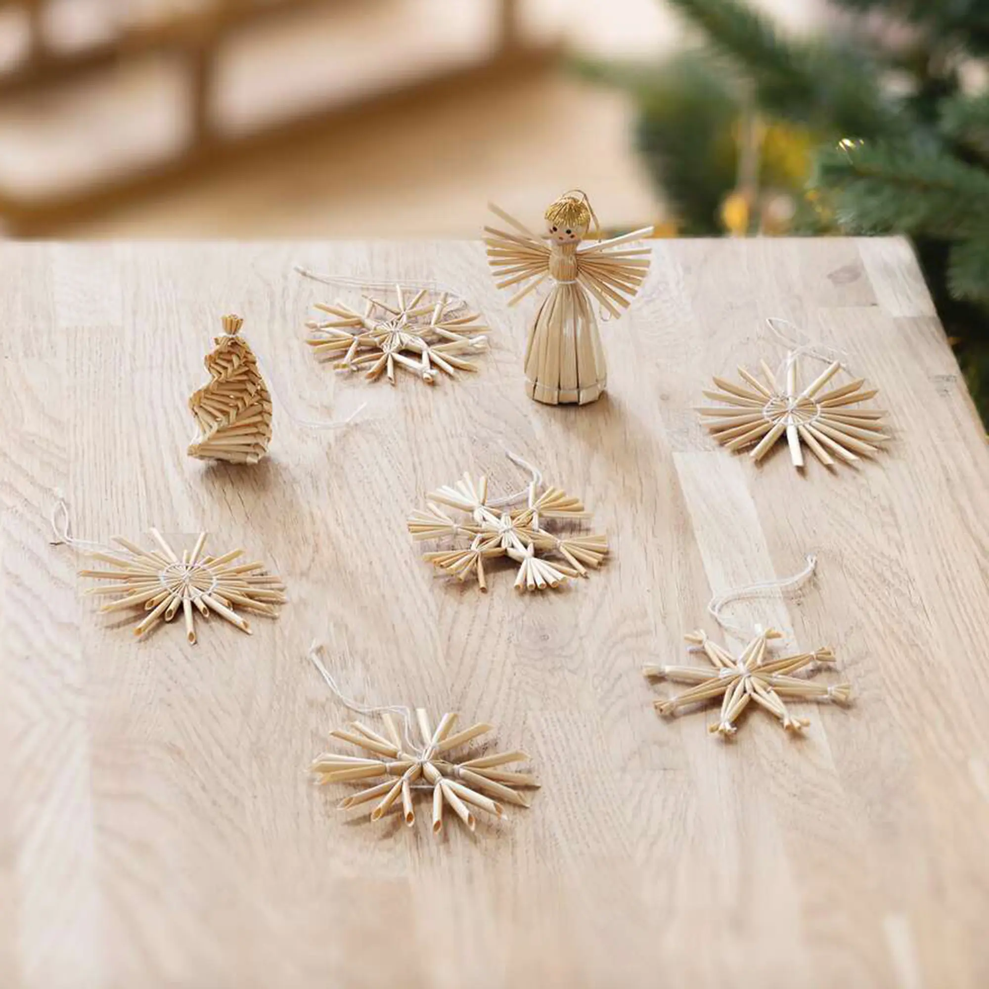 Strohdeko "Tradition", 60er Set  im Frank Flechtwaren Online Shop kaufen