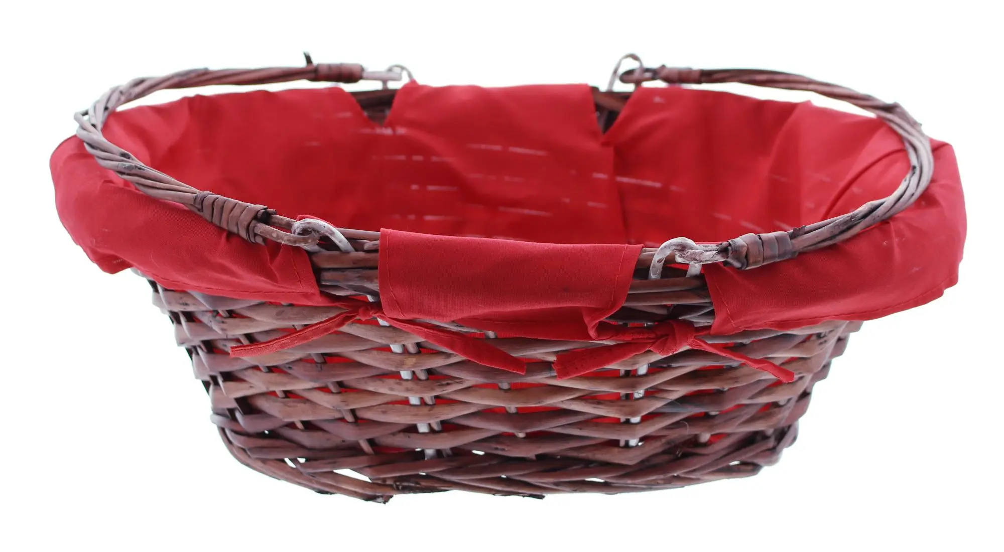 SB-Korb "Rot/Braun"  im Frank Flechtwaren Online Shop für SB-Körbe kaufen