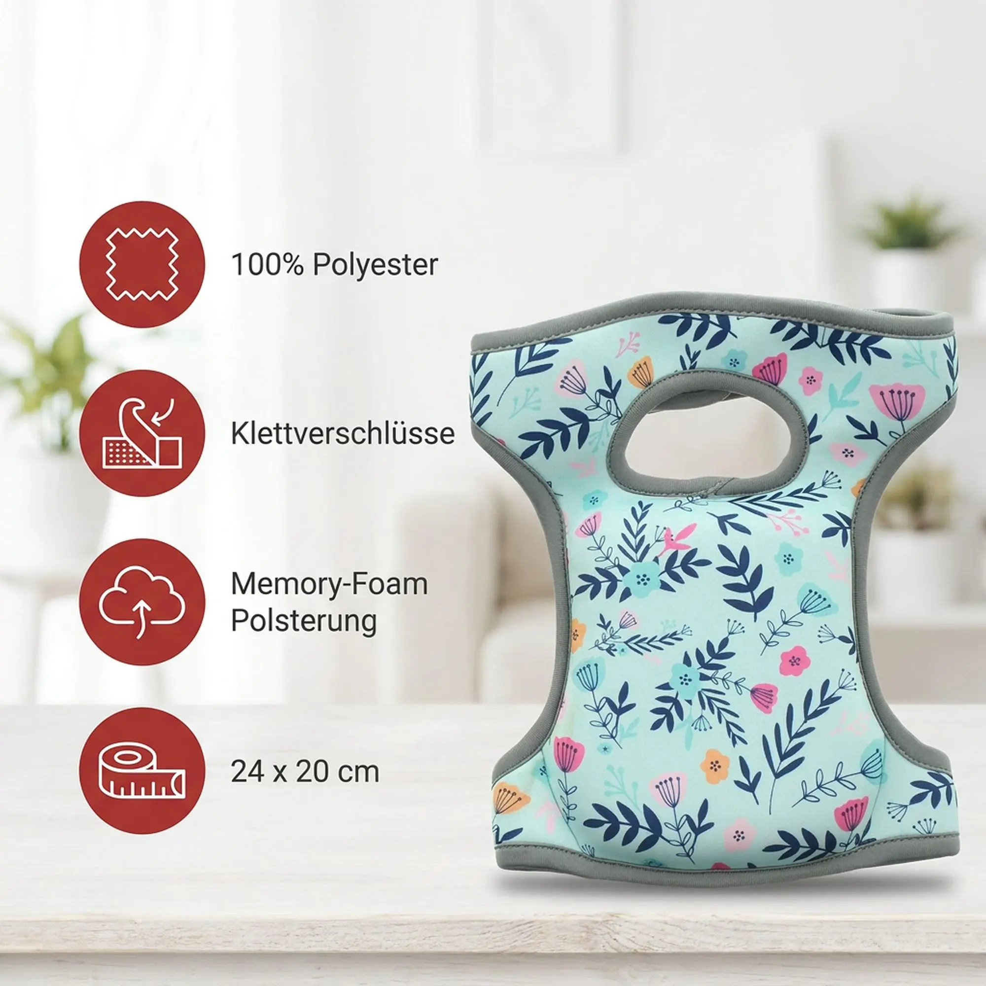 Knieschoner "Floral", 2er Set  im Frank Flechtwaren Online Shop für Ab ins Beet kaufen