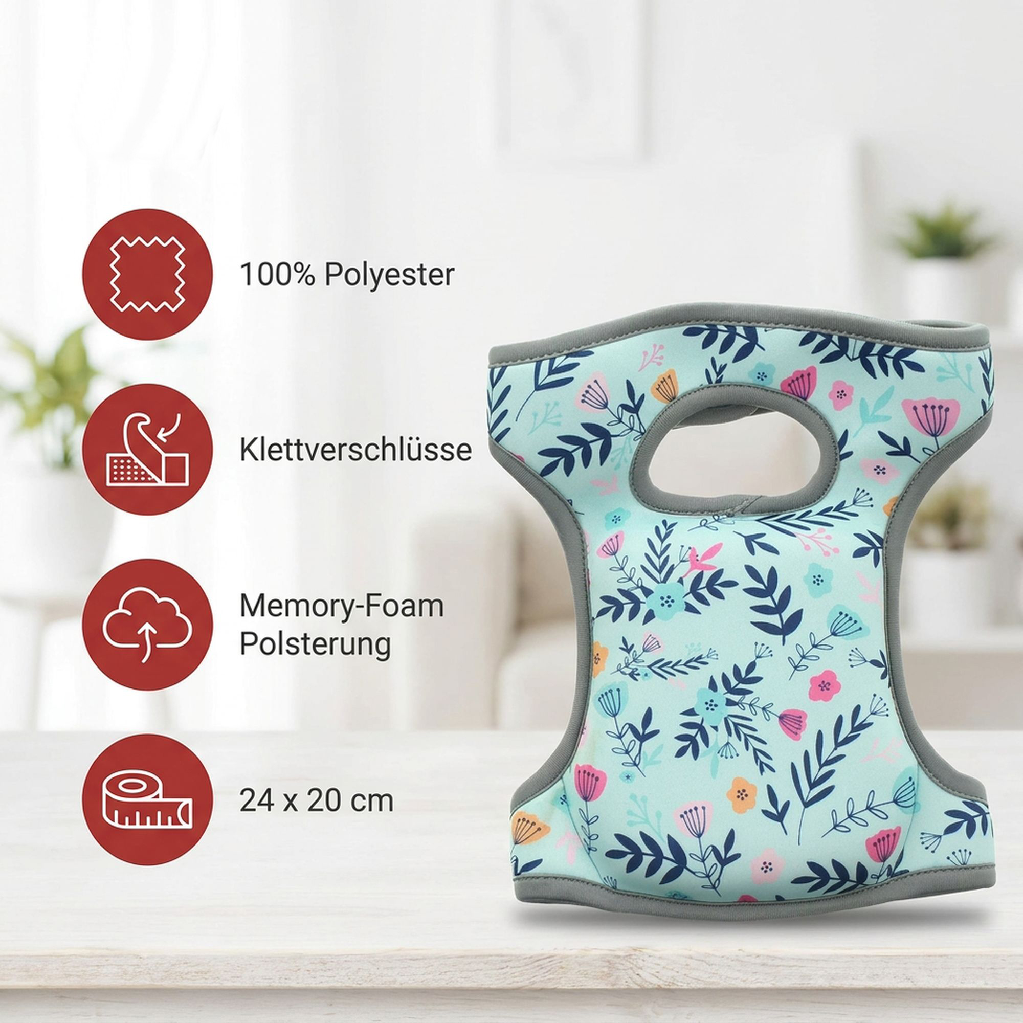 Knieschoner "Floral", 2er Set  im Frank Flechtwaren Online Shop für Ab ins Beet kaufen