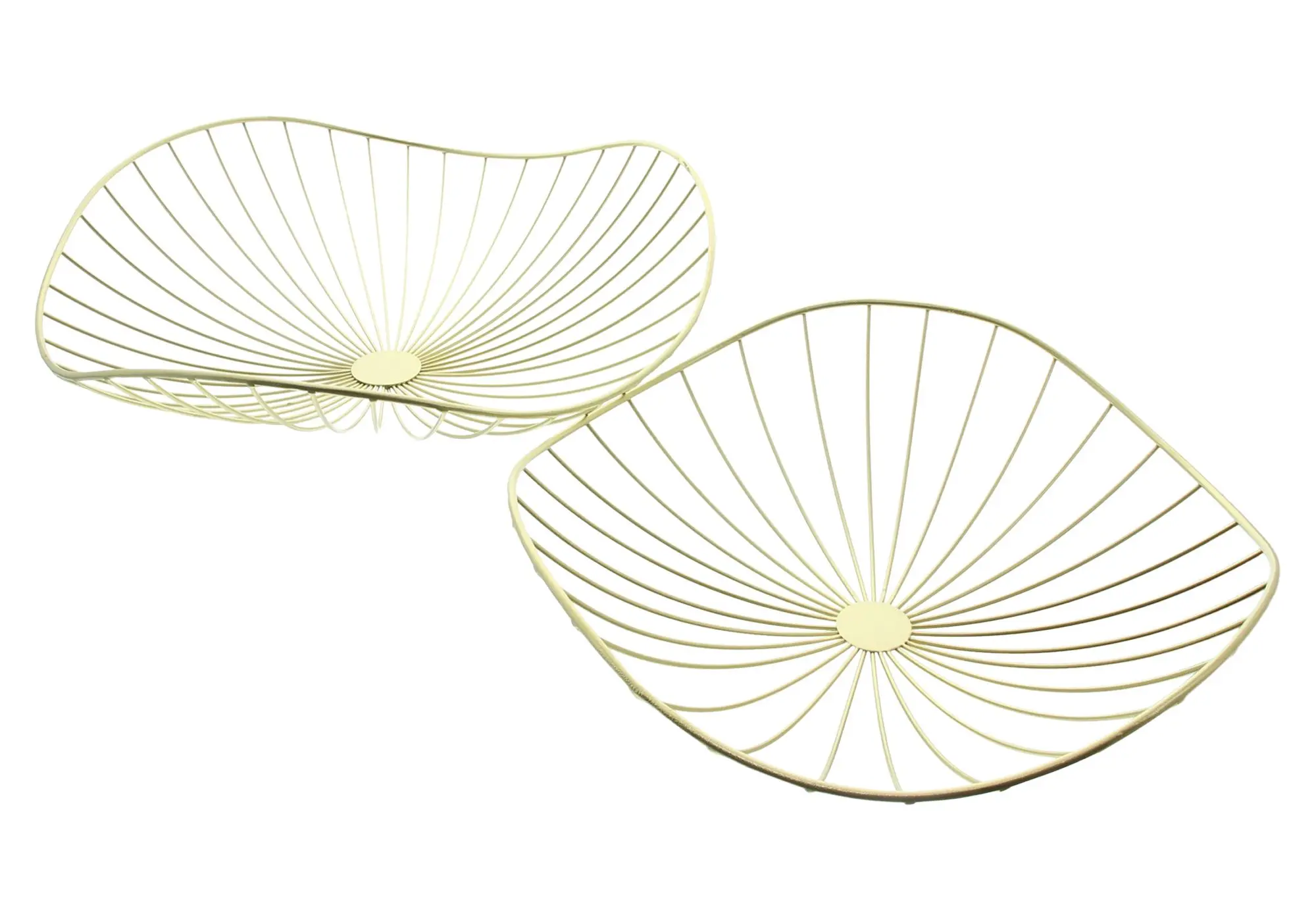 Deko-Schale "Welle", 2er Set  im Frank Flechtwaren Online Shop für Dekoschalen &amp; -etageren kaufen