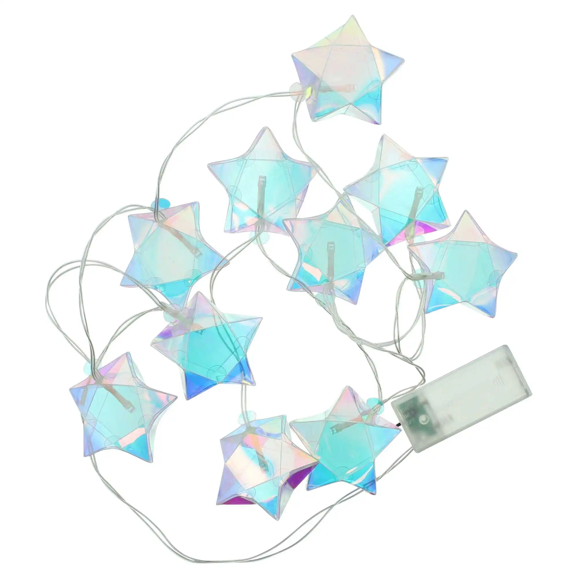 LED-Lichterkette "Rainbow-Stars"  im Frank Flechtwaren Online Shop für LED-Lichterketten kaufen