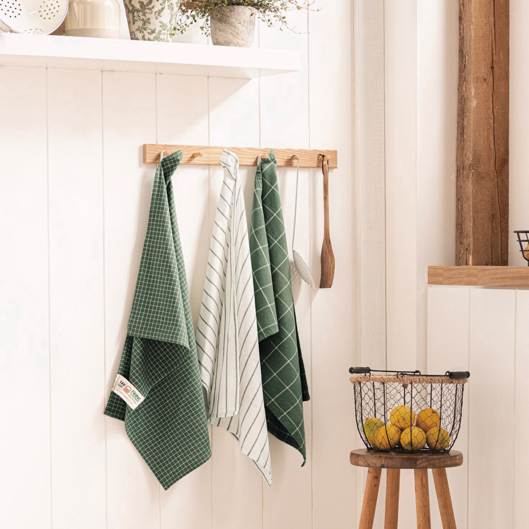 Geschirrtuch "Trio", 3er Set  im Frank Flechtwaren Online Shop für Küche kaufen