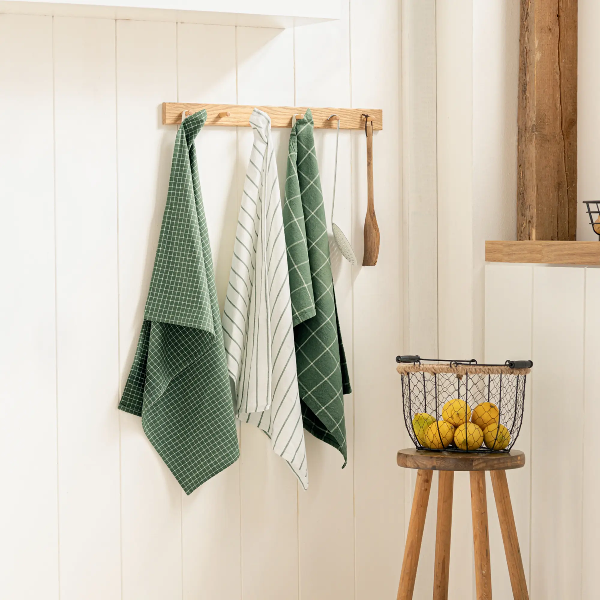 Geschirrtuch "Trio", 3er Set  im Frank Flechtwaren Online Shop kaufen