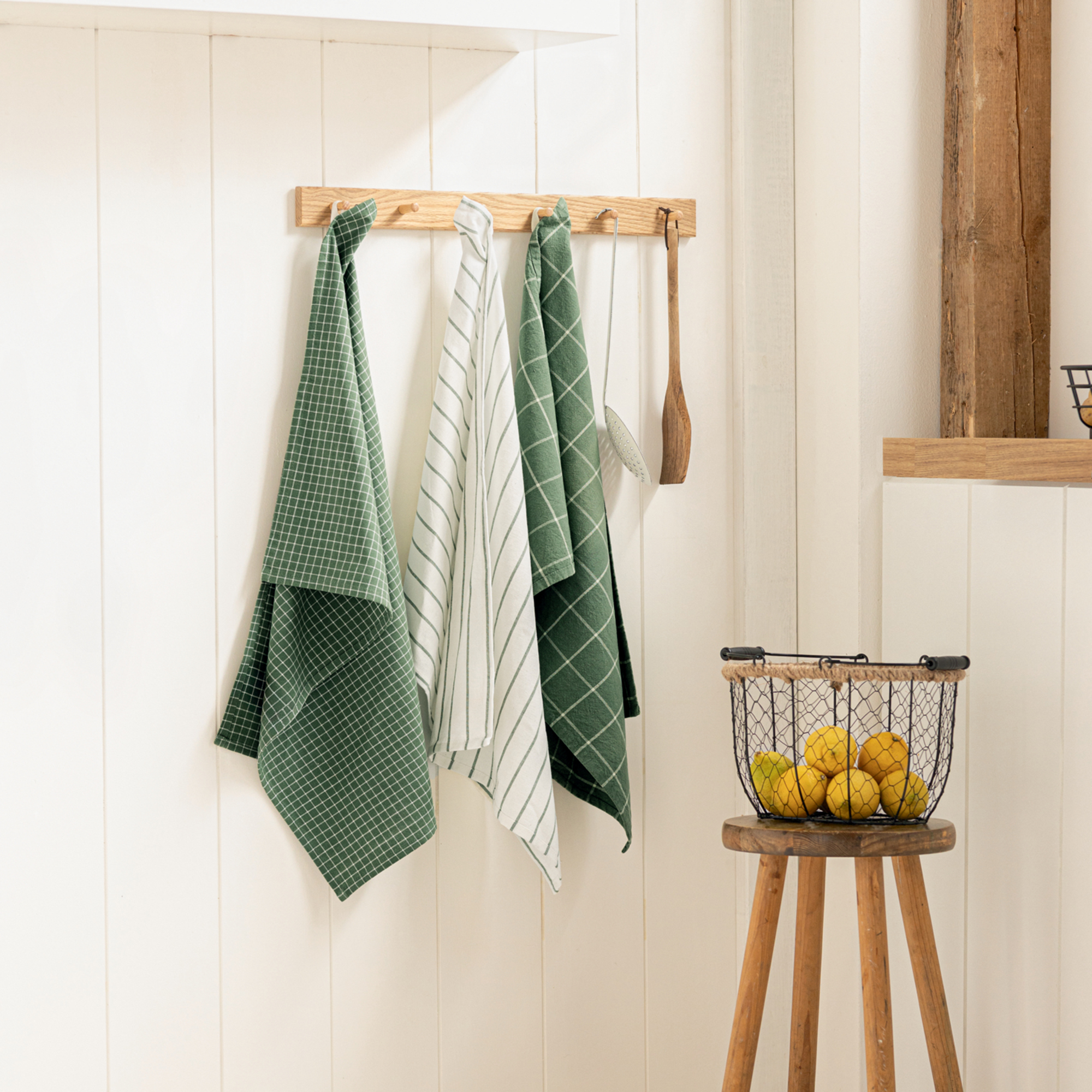 Geschirrtuch "Trio", 3er Set  im Frank Flechtwaren Online Shop kaufen