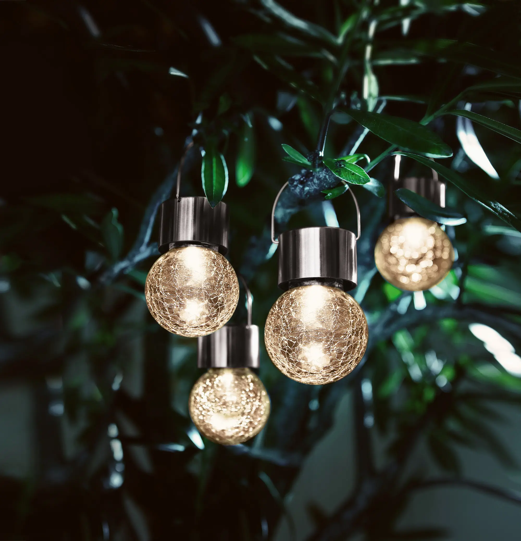 Solar-LED "Kristall", 4er Set  im Frank Flechtwaren Online Shop kaufen
