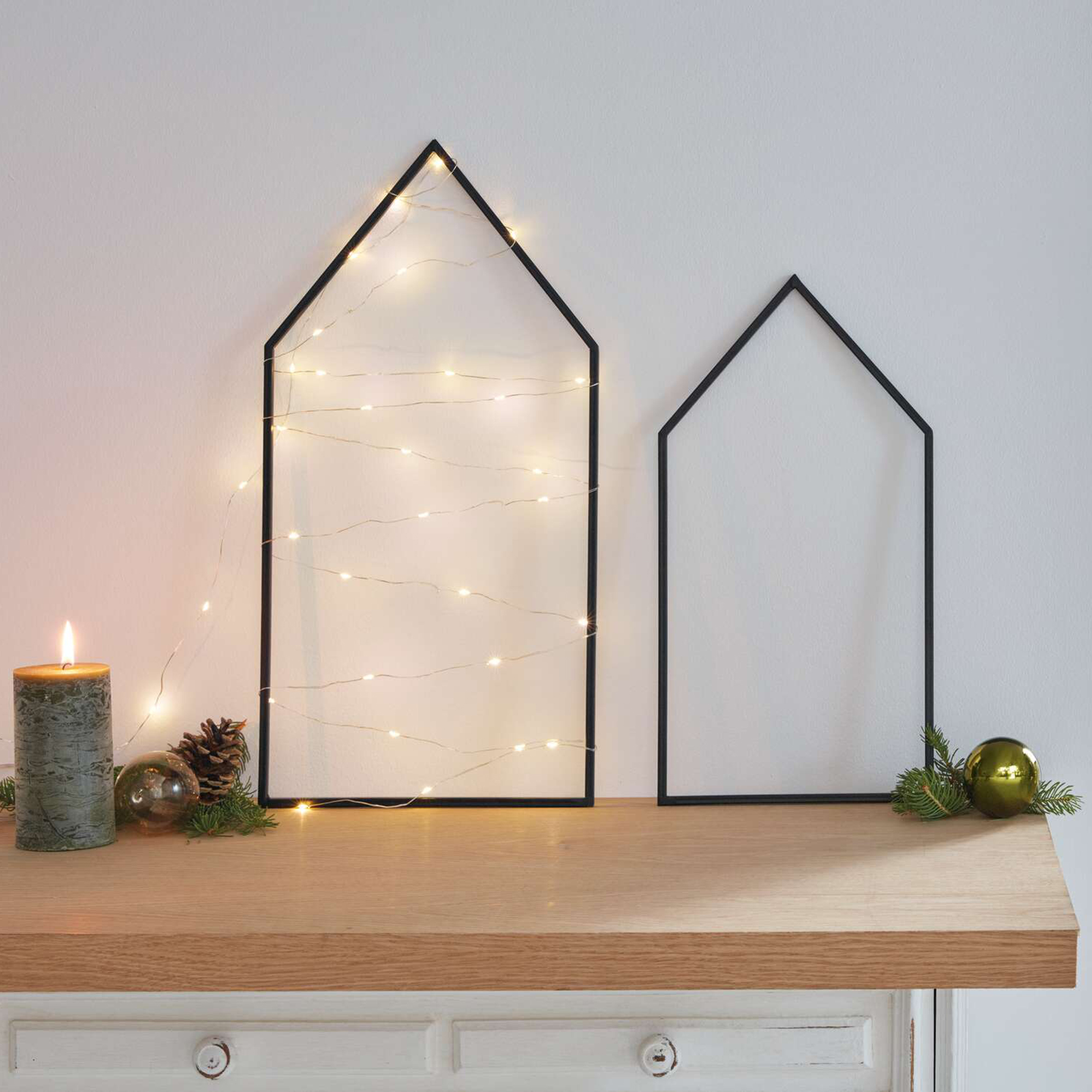 Haus "Modern Black", 2er Set  im Frank Flechtwaren Online Shop kaufen