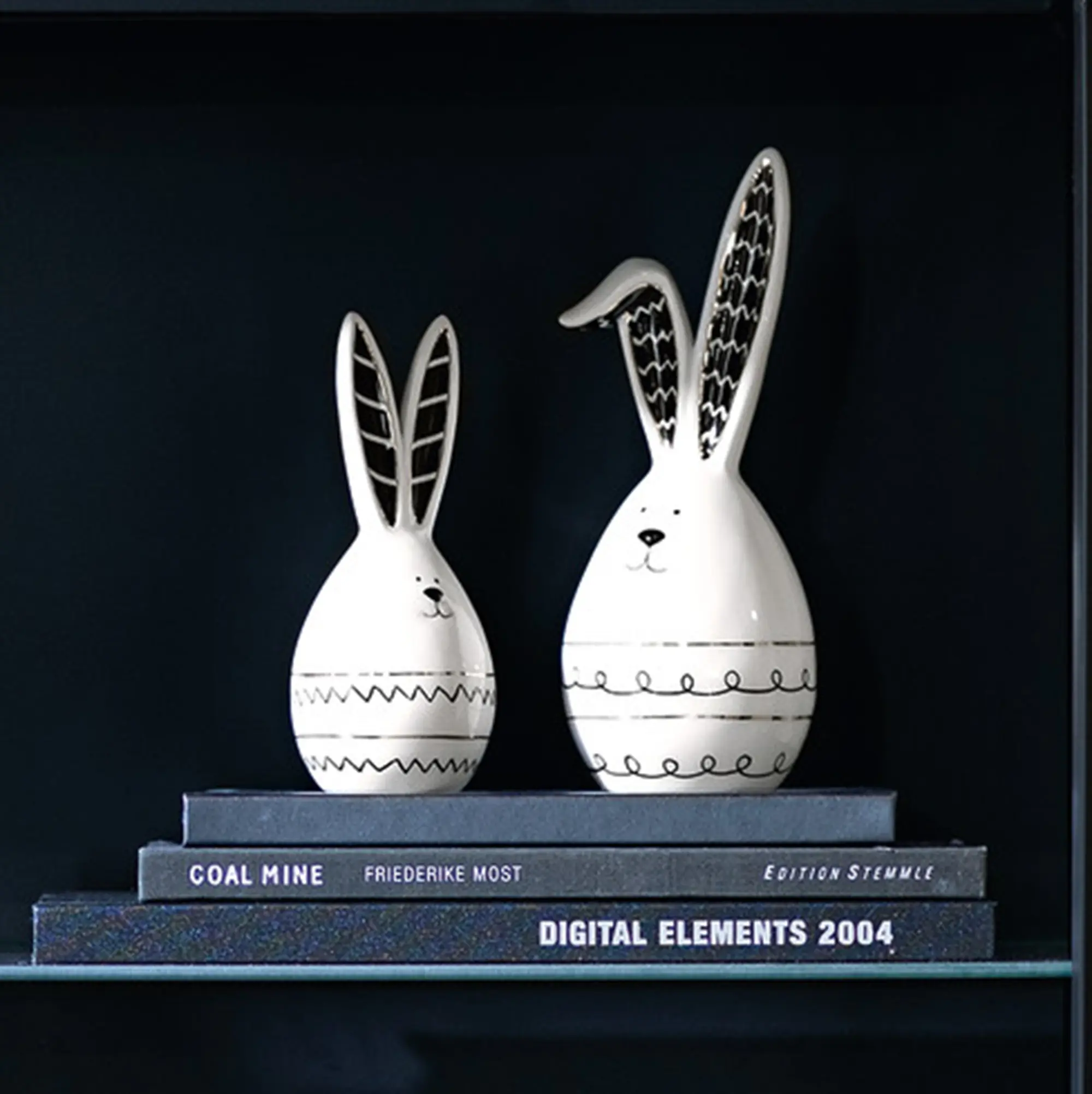 Hase "Style", 2er Set im Frank Flechtwaren Online Shop für Ostern kaufen Hase "Style", 2er Set im Frank Flechtwaren Online Shop für Ostern kaufen