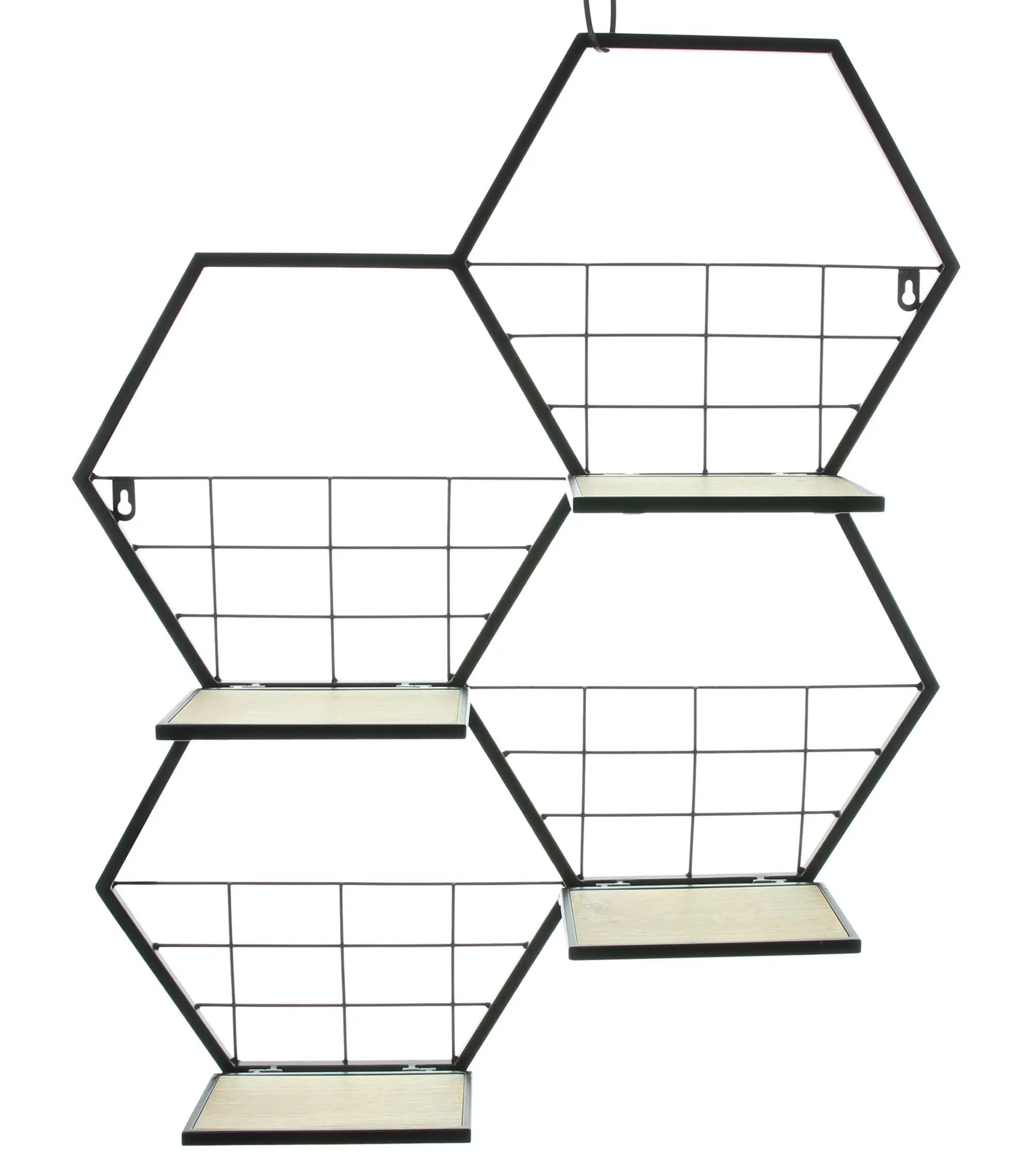 Wandregal "Hexagon"  im Frank Flechtwaren Online Shop für Wohnzimmer kaufen