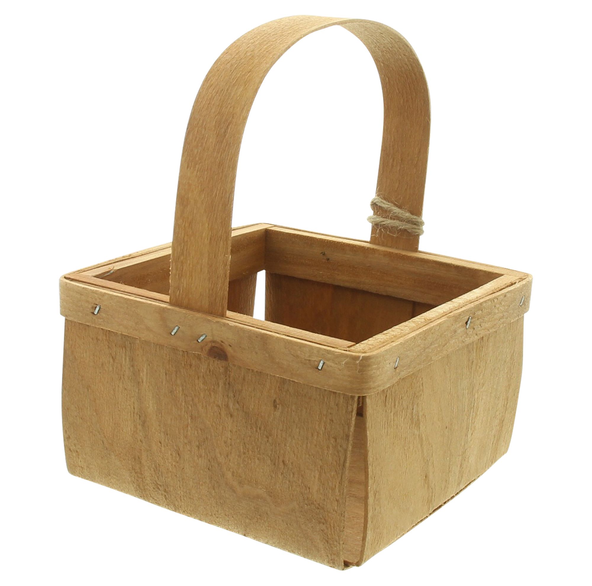 Bügelkorb "Herzchen", klein  im Frank Flechtwaren Online Shop für Spankörbe kaufen